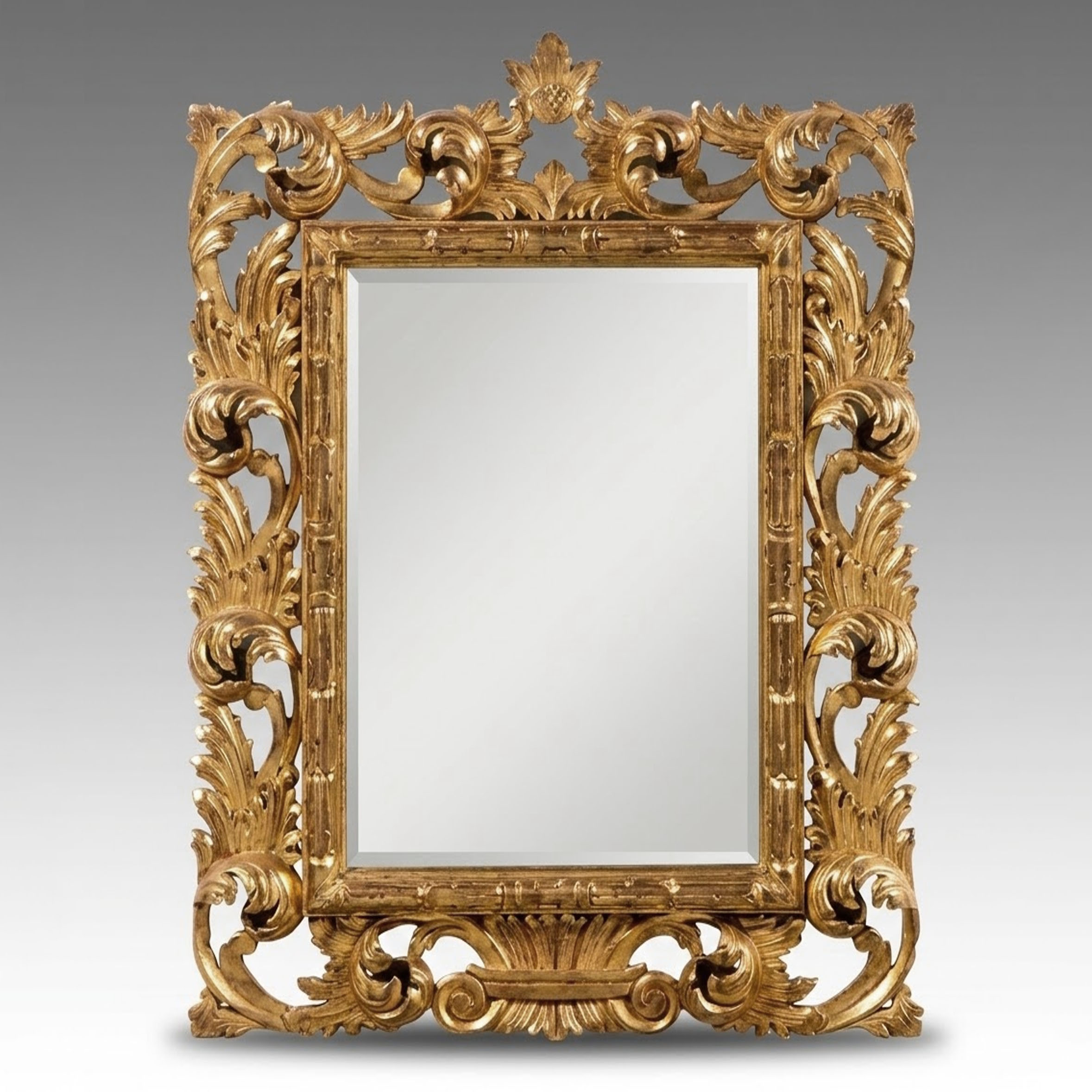 Italian Giltwood Florentine Style Mirror, Mid to Late 20th Century