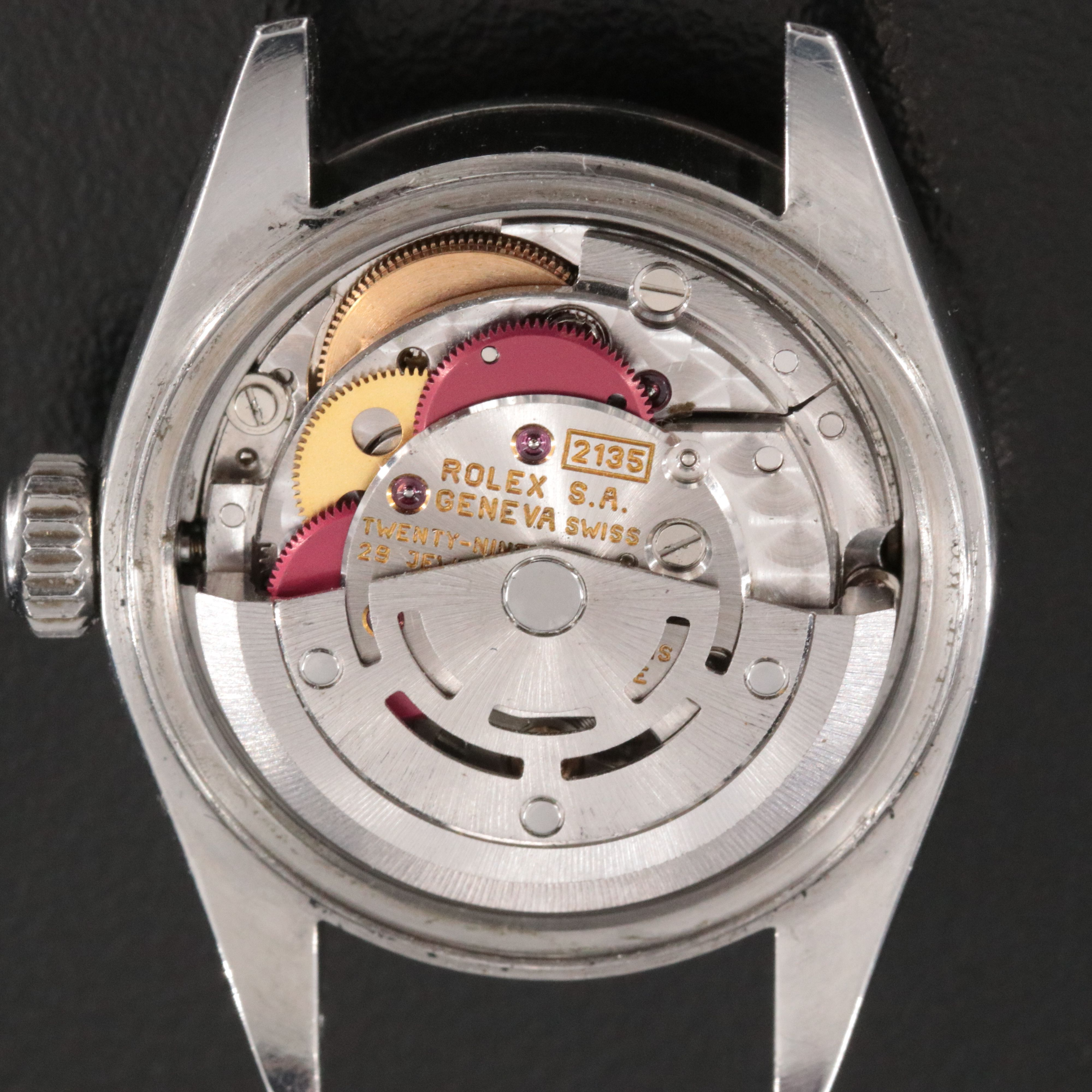 1996 Rolex Blue Dial Oyster Perpetual Date Watch 69160