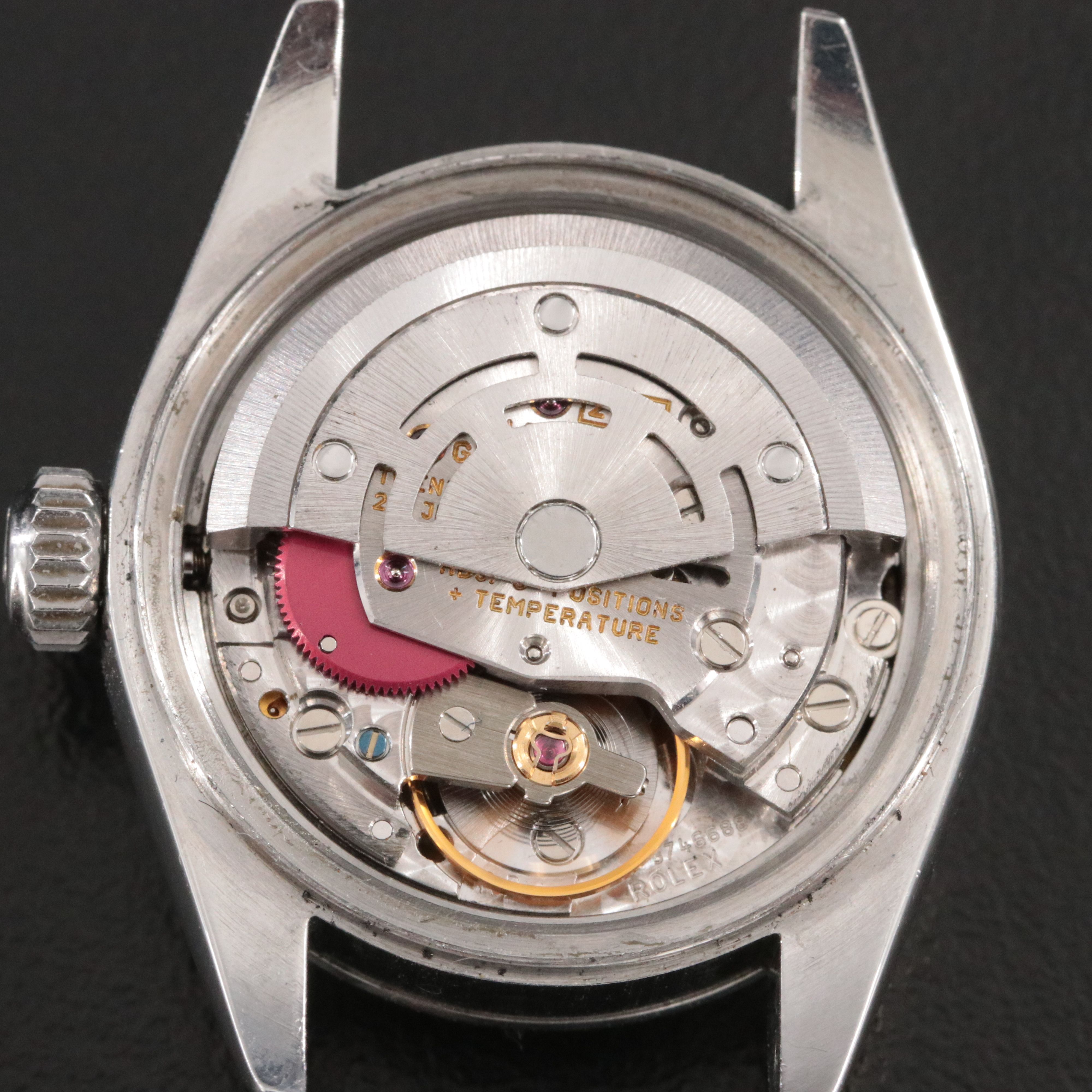 1996 Rolex Blue Dial Oyster Perpetual Date Watch 69160