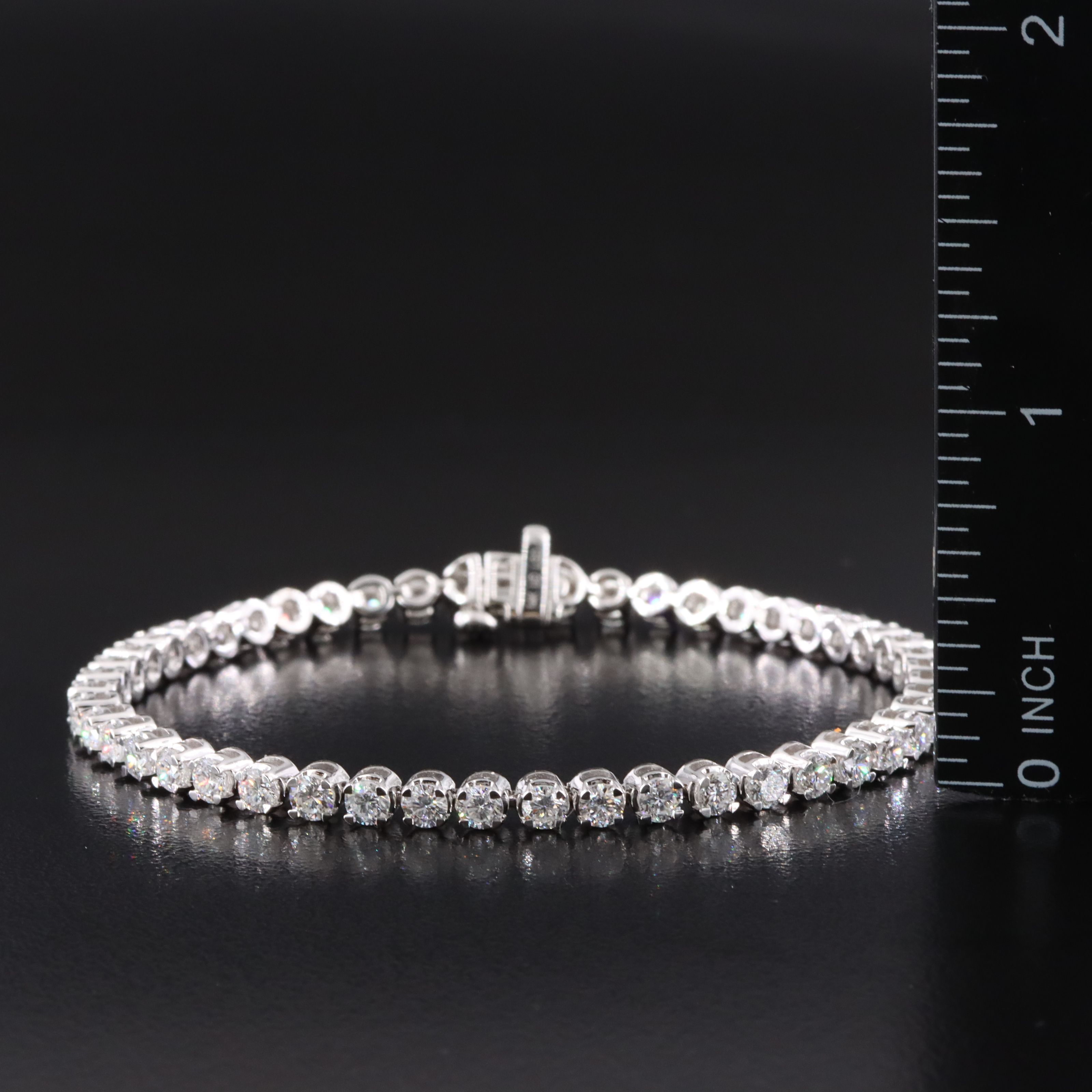 14K 5.00 CTW Lab Grown Diamond Line Bracelet