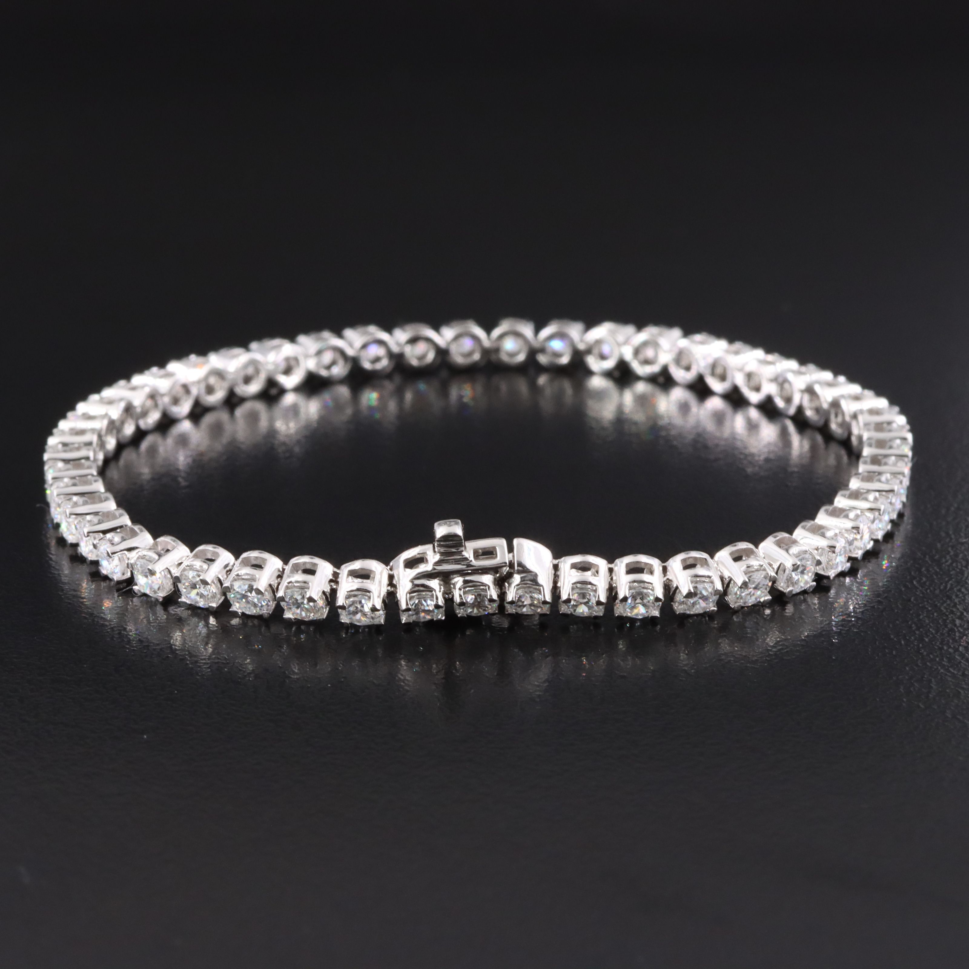 14K 5.00 CTW Lab Grown Diamond Line Bracelet