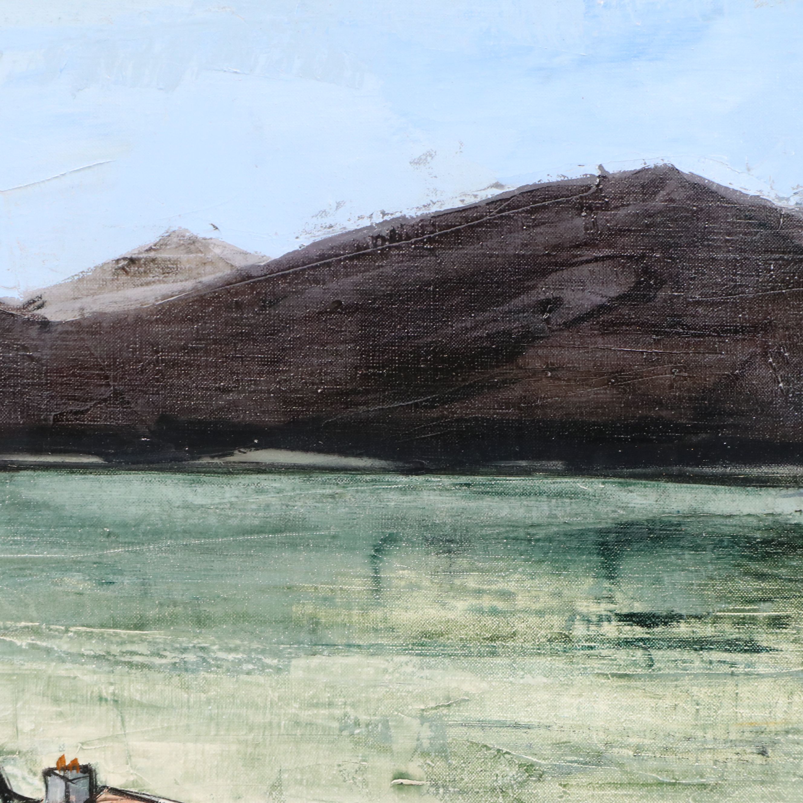 Charles Levier Oil Painting "Ville Fortifiée"