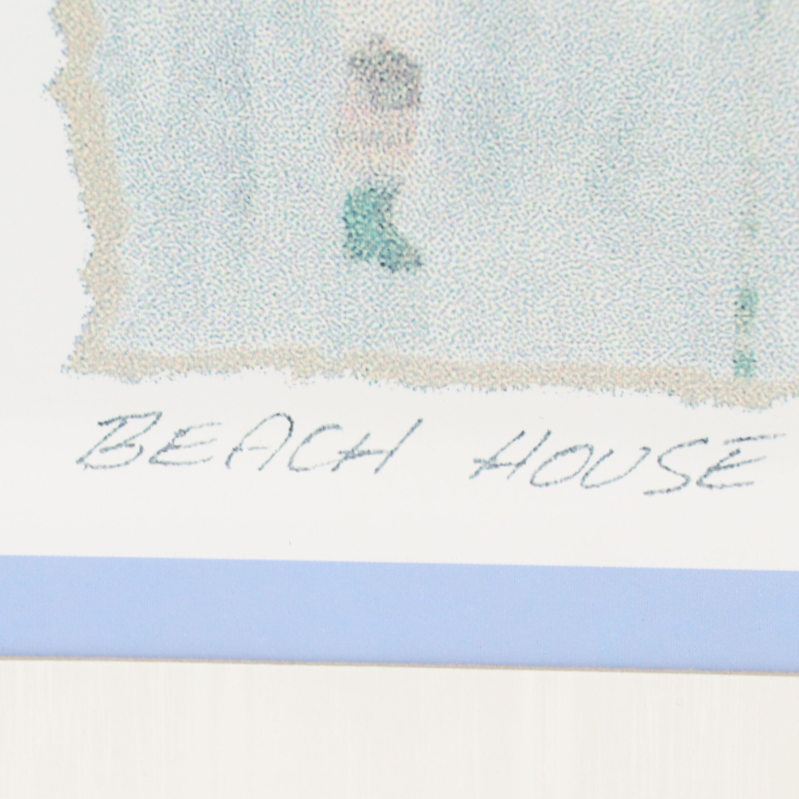 Offset Lithograph After Judy Mandolf "Beach House"