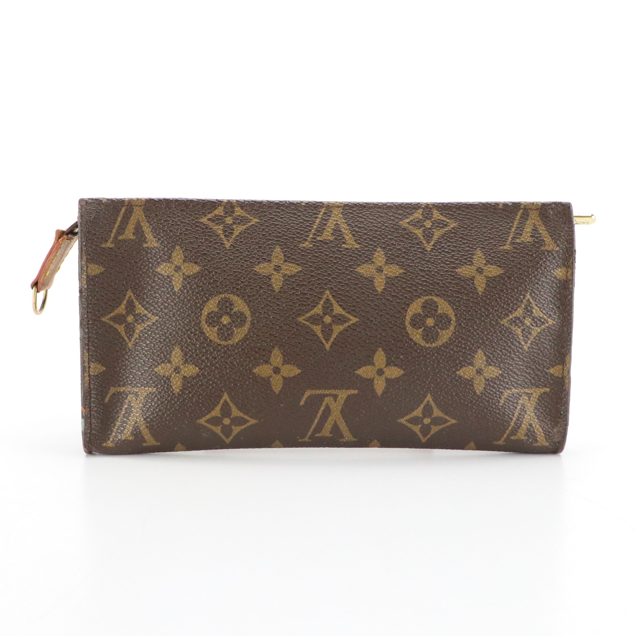 Louis Vuitton Bucket Bag Zip Pouch in Monogram Canvas