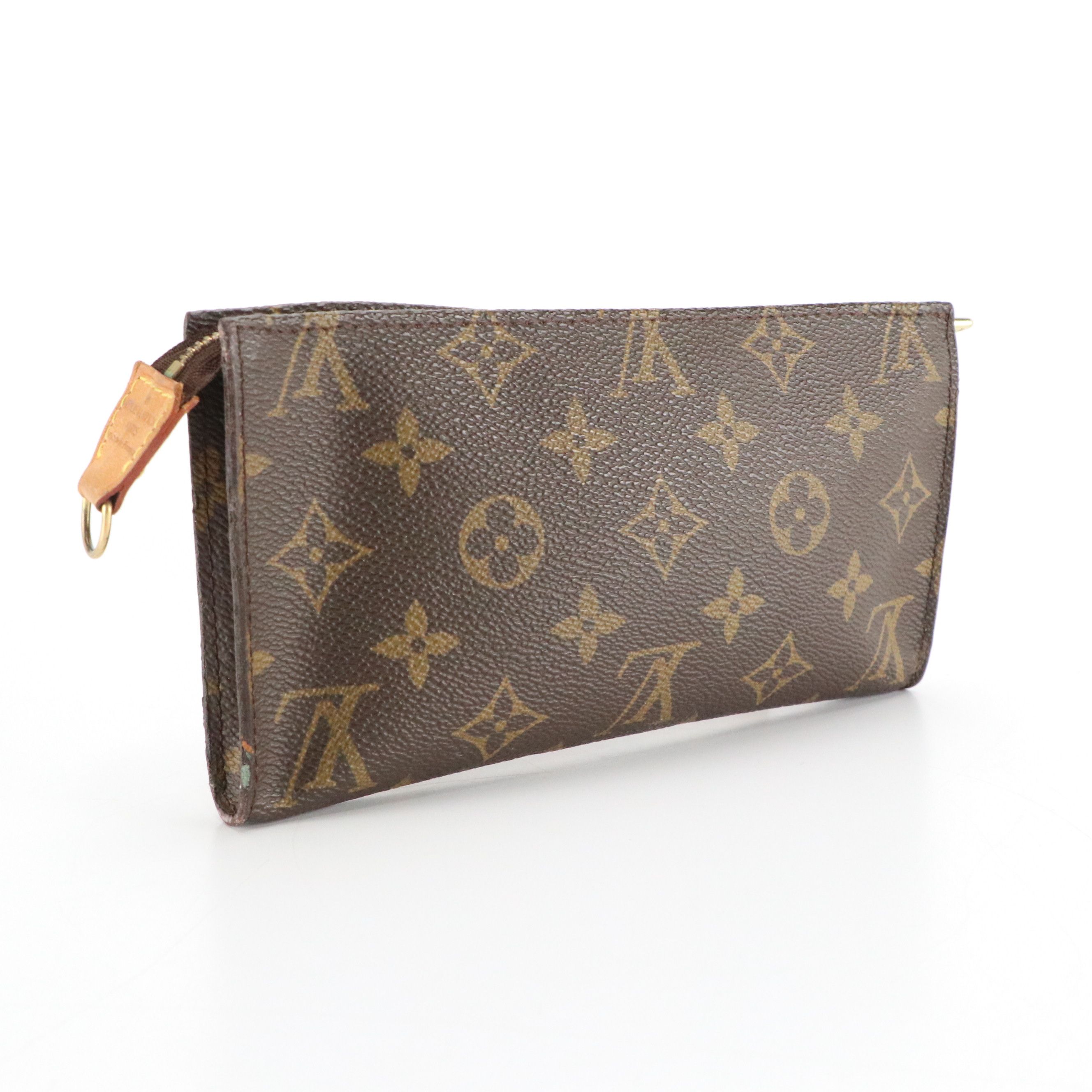Louis Vuitton Bucket Bag Zip Pouch in Monogram Canvas