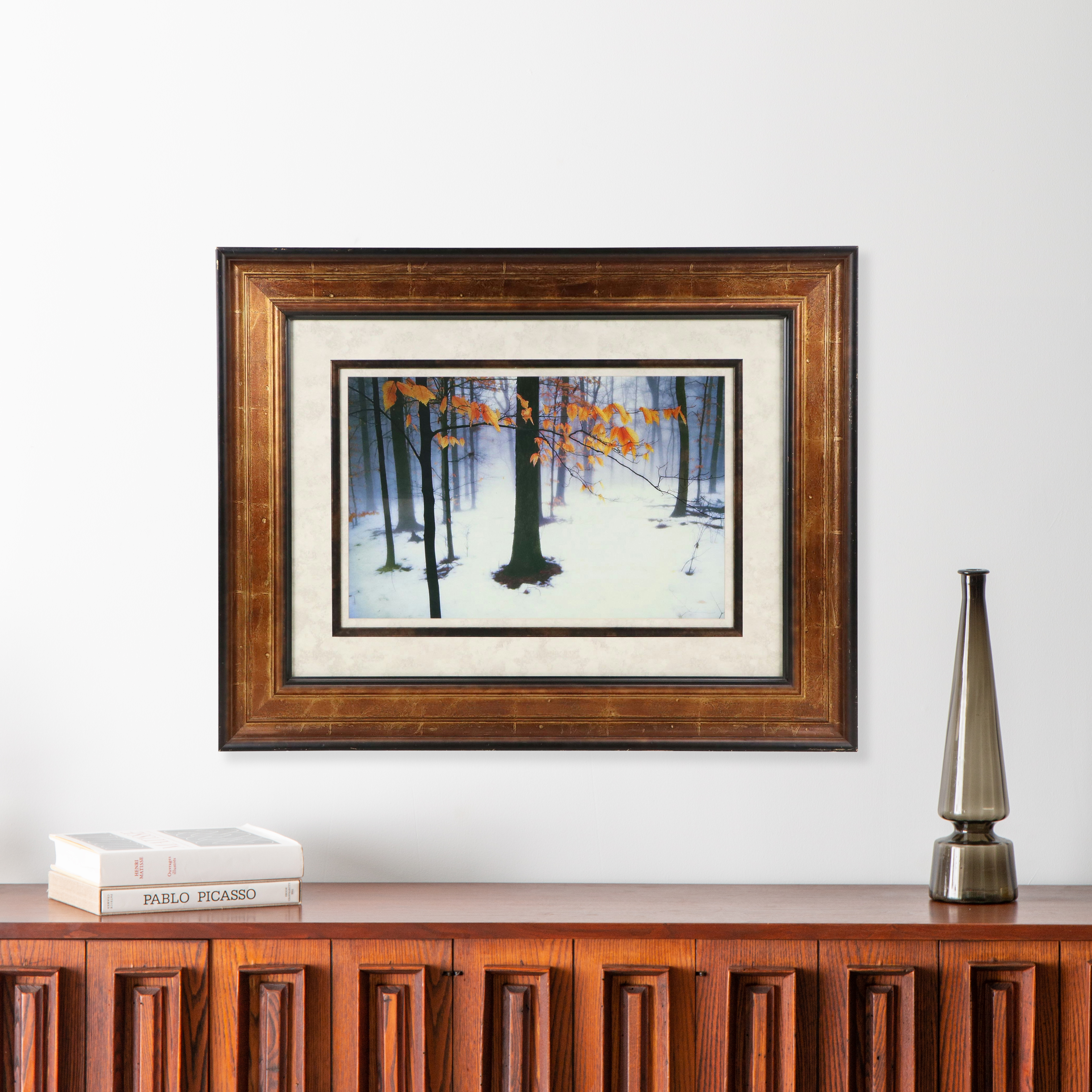 Snowy Forest Landscape Giclee, 21st Century