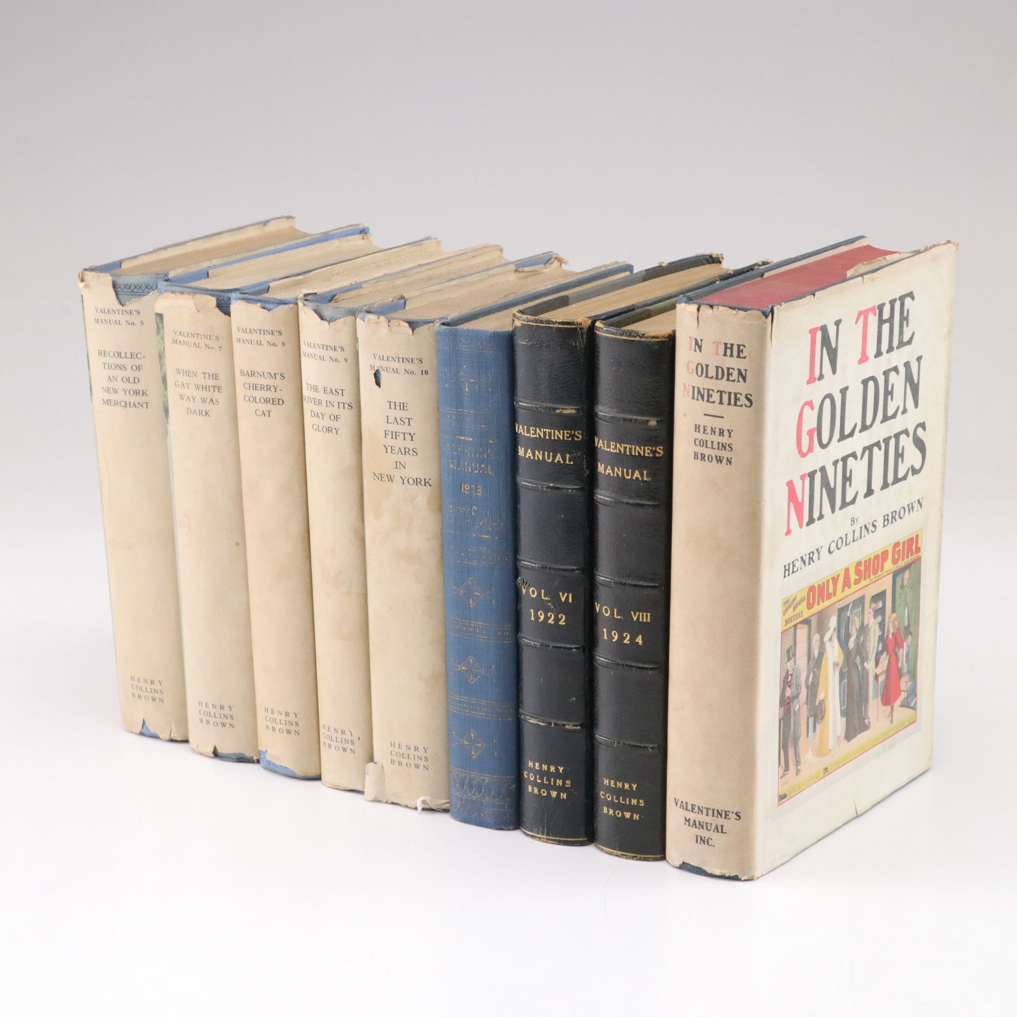 Henry Collins Brown "In The Golden Nineties" and "Valentine's Manual" Set, 1920s