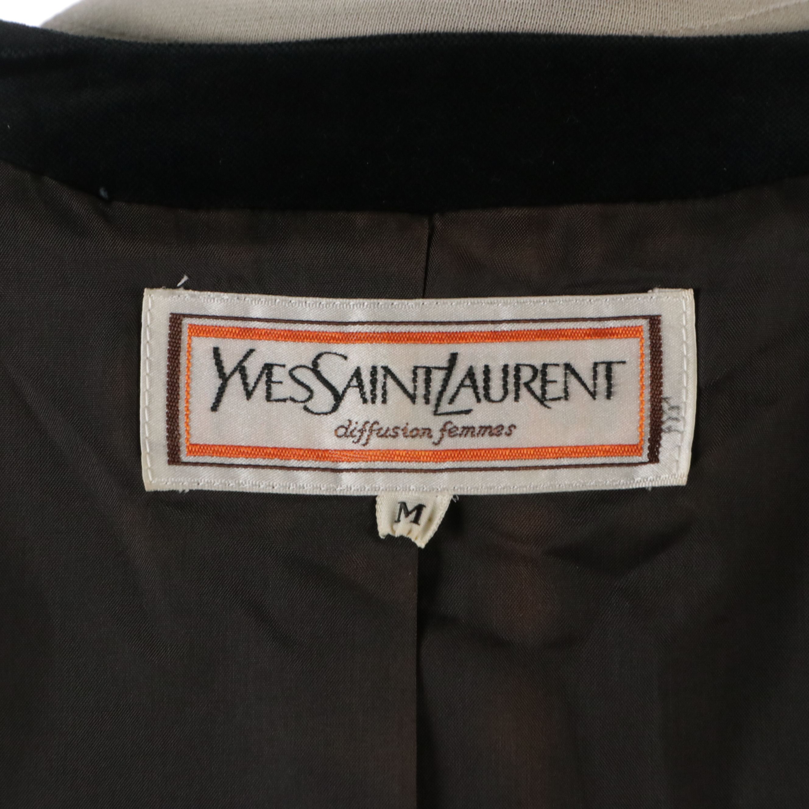 Yves Saint Laurent Diffusion Femmes Textured Lurex Evening Jacket