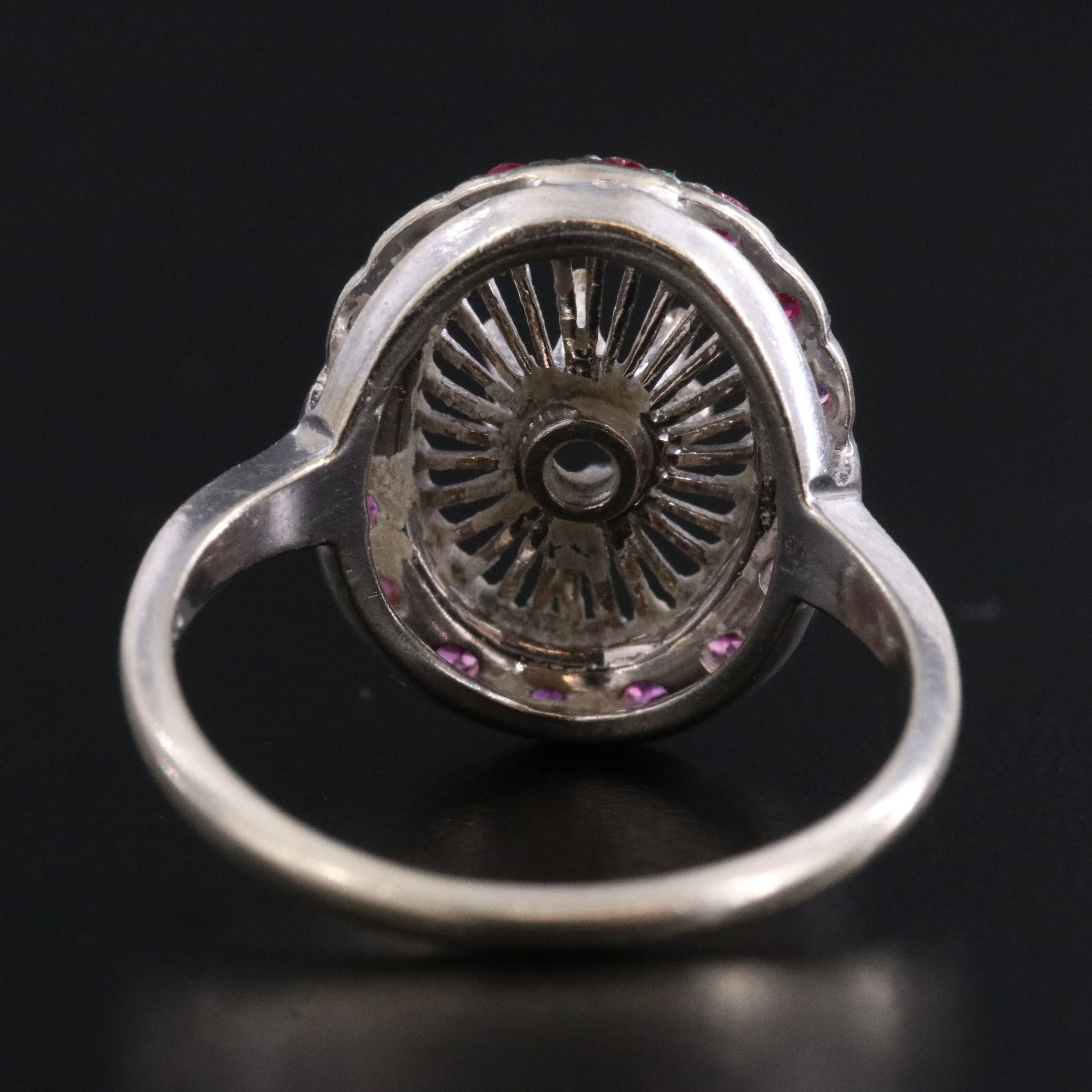 14K Ruby Semi-Mount Ring