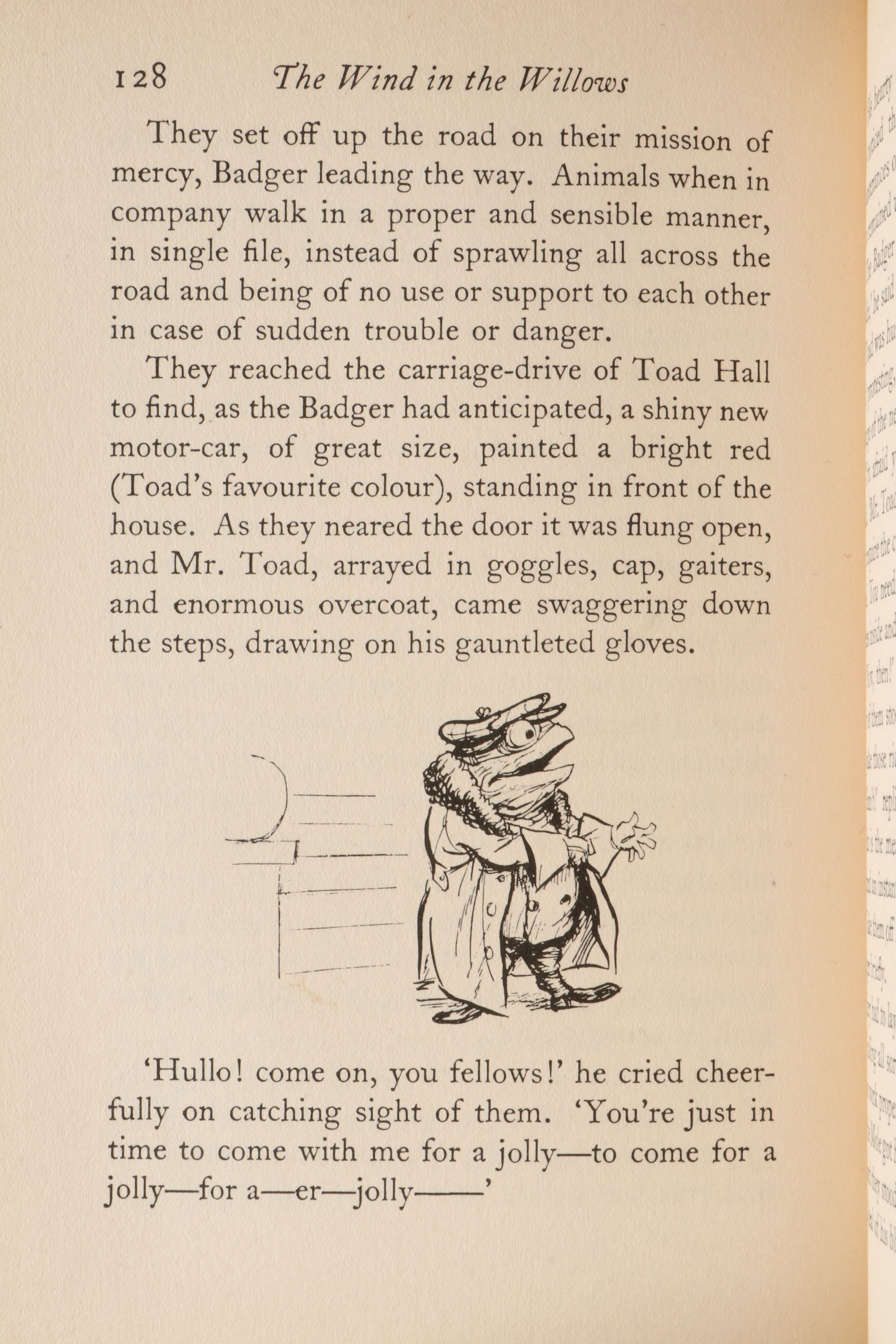 Ernest H. Shepard Illustrated "The Wind in the Willows" by Kenneth Grahame, 1933