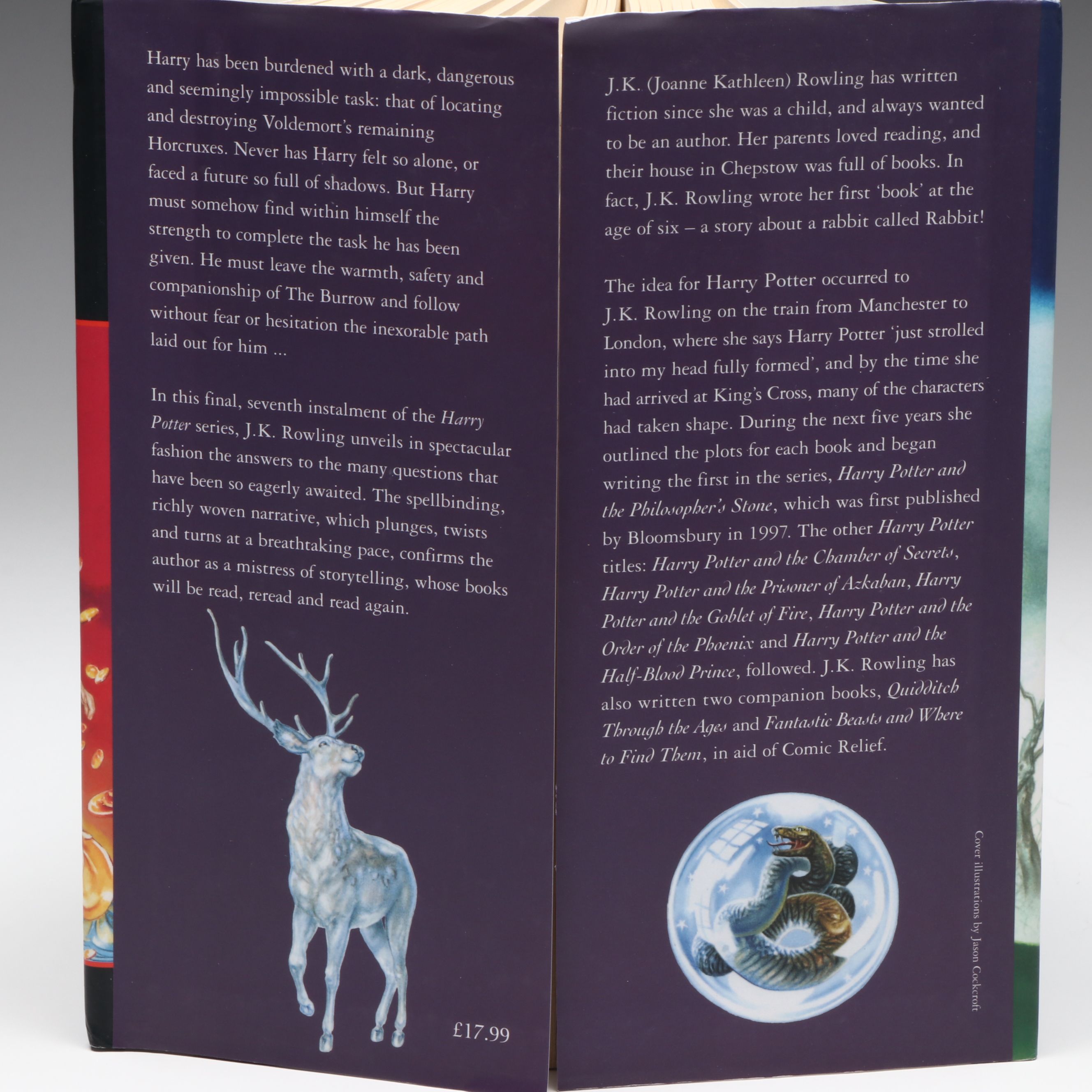 First UK Edition "Harry Potter and the Deathly Hallows" by J. K. Rowling