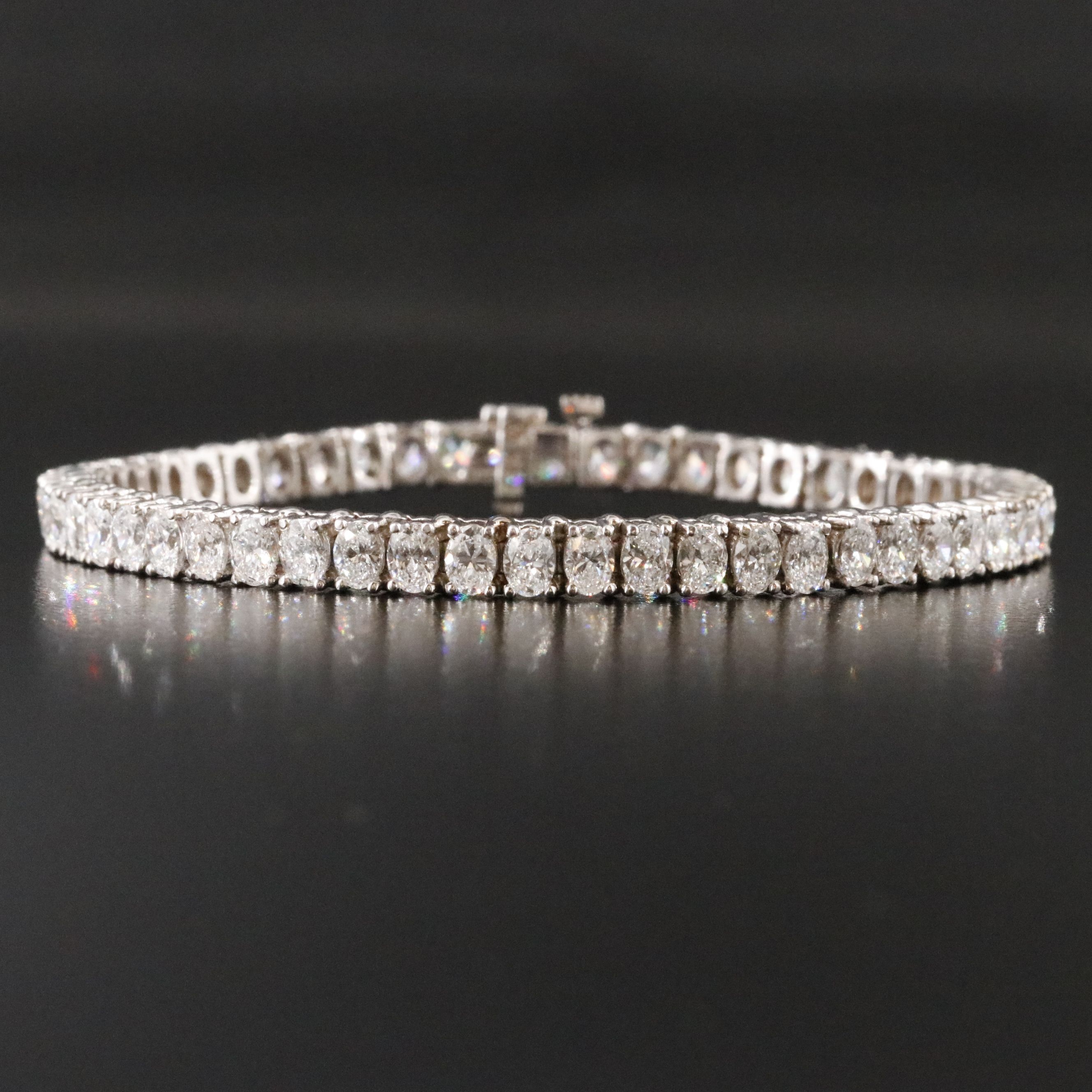 14K 9.23 CTW Lab Grown Diamond Line Bracelet