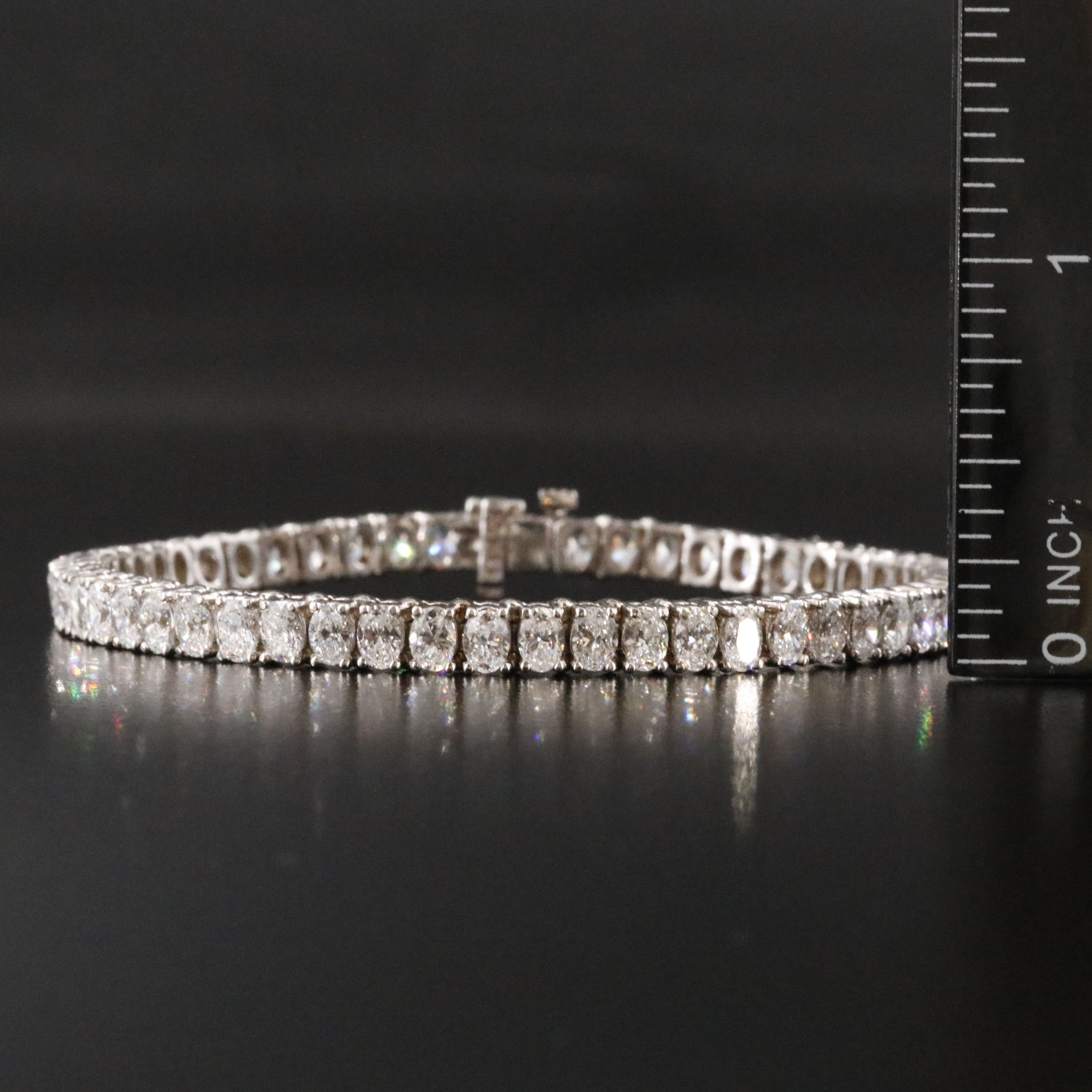14K 9.23 CTW Lab Grown Diamond Line Bracelet