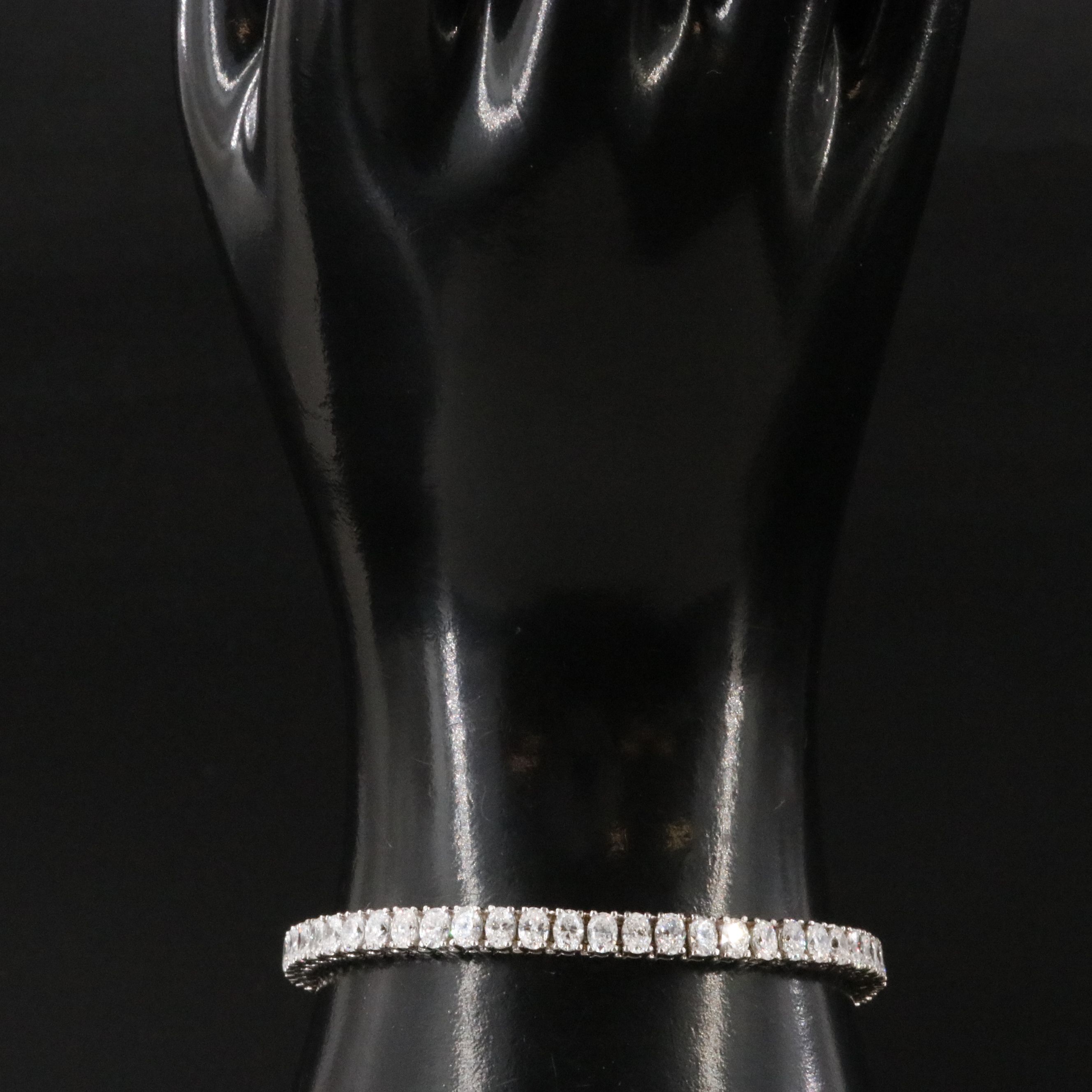 14K 9.23 CTW Lab Grown Diamond Line Bracelet