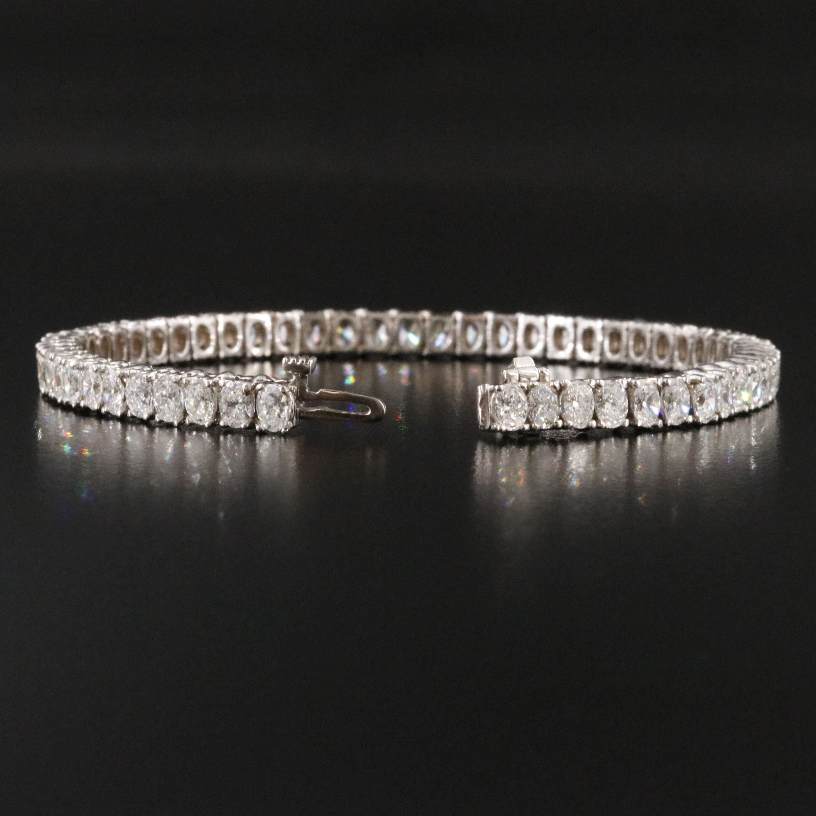 14K 9.23 CTW Lab Grown Diamond Line Bracelet