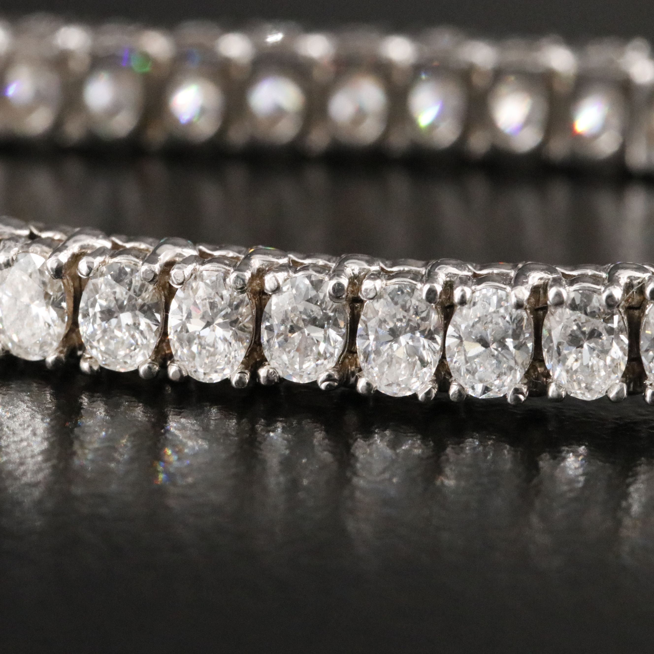 14K 9.23 CTW Lab Grown Diamond Line Bracelet