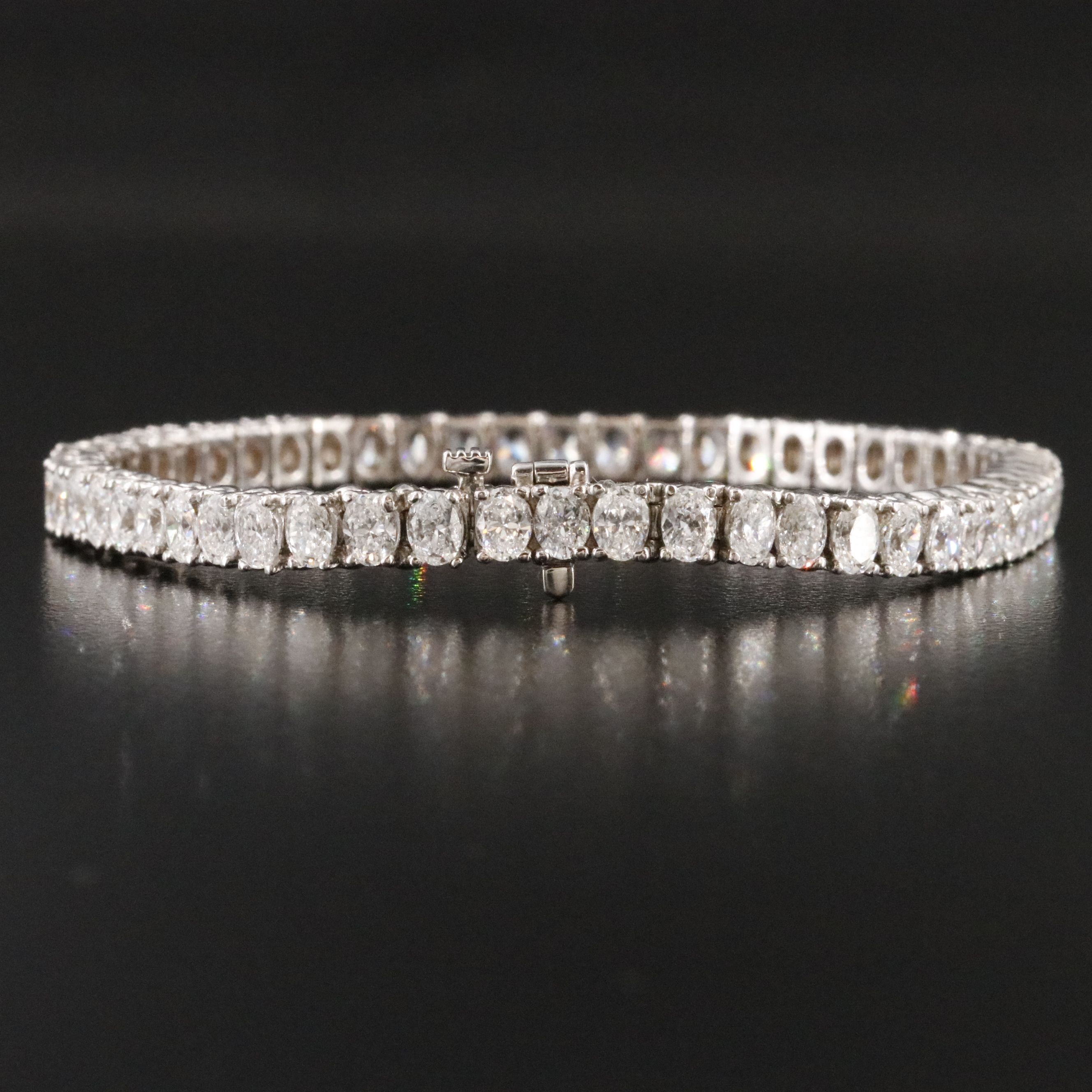 14K 9.23 CTW Lab Grown Diamond Line Bracelet