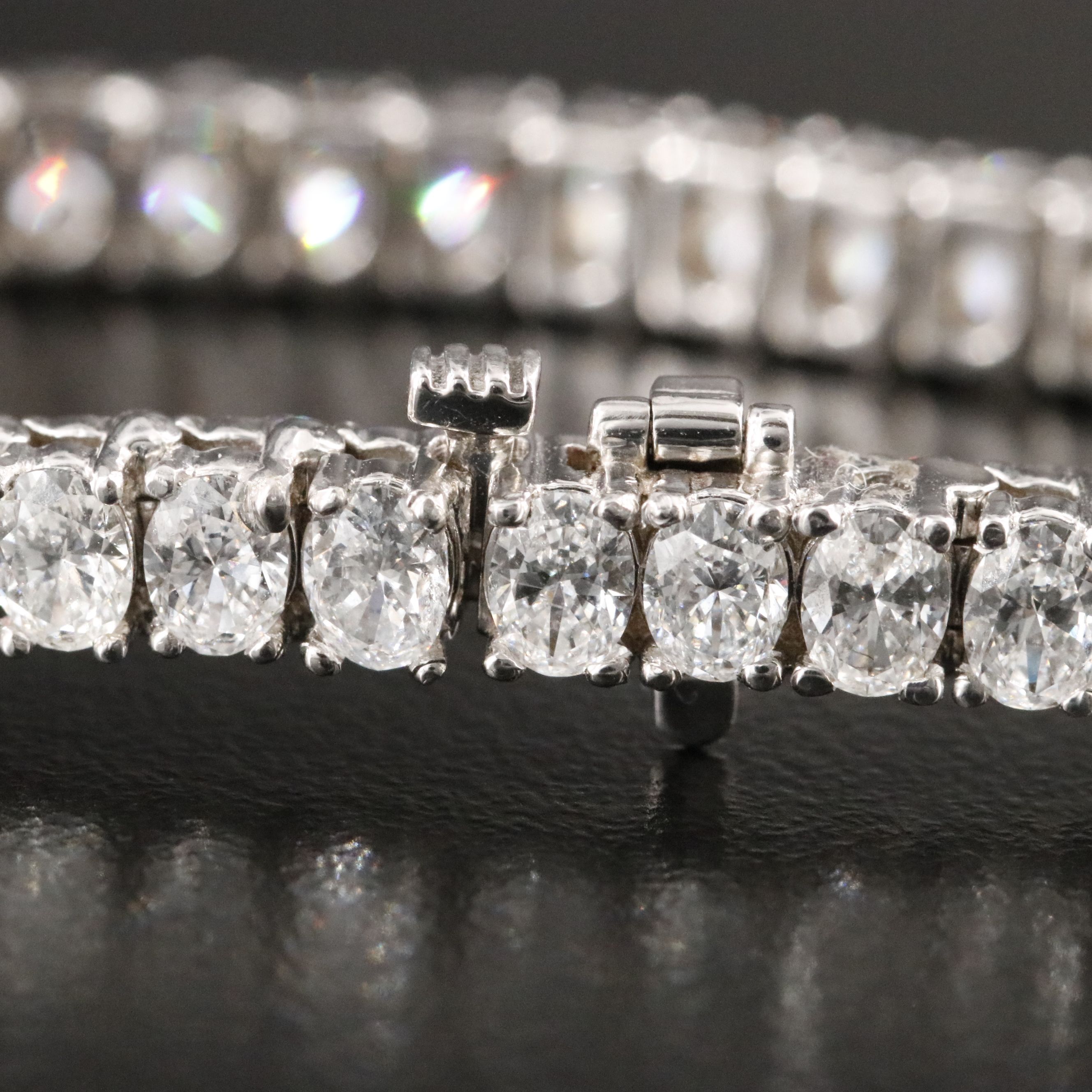 14K 9.23 CTW Lab Grown Diamond Line Bracelet