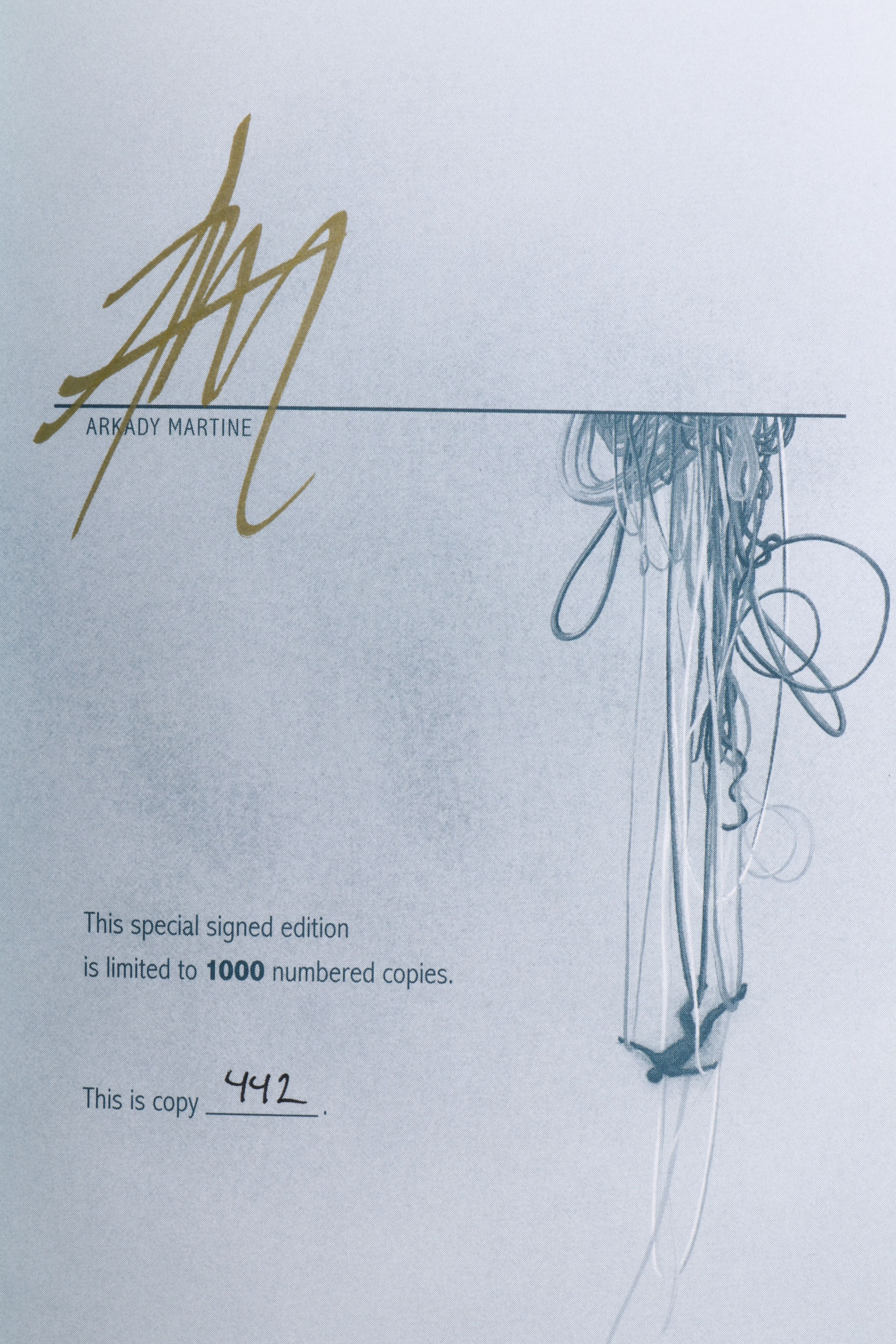 Signed Limited First Edition "Rose/House" by Arkady Martine, 2023