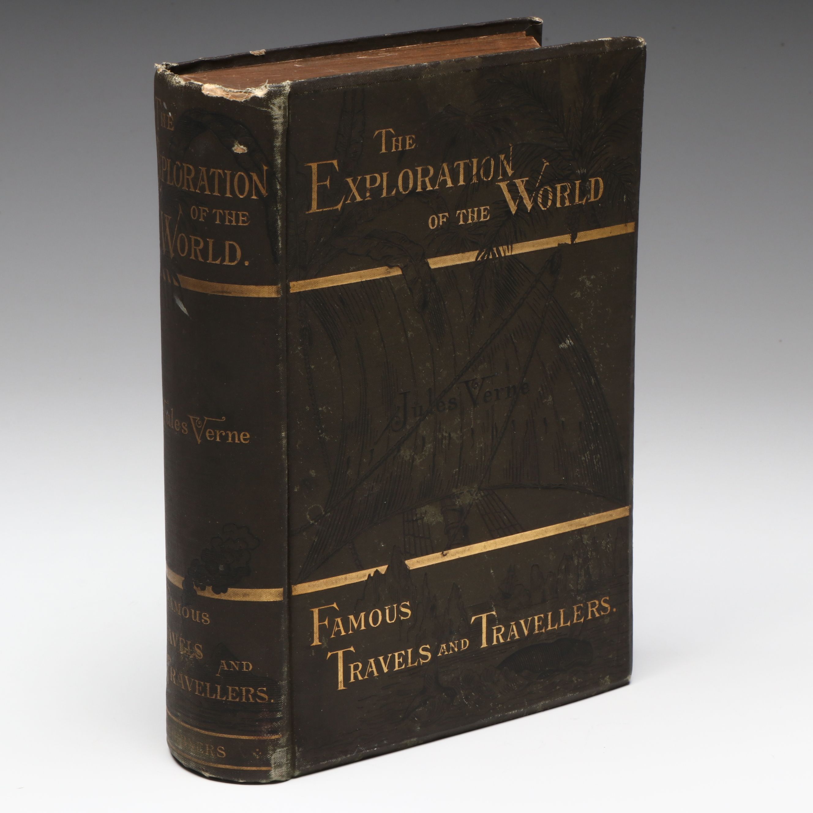 First American Edition "The Exploration of the World" by Jules Verne, 1879