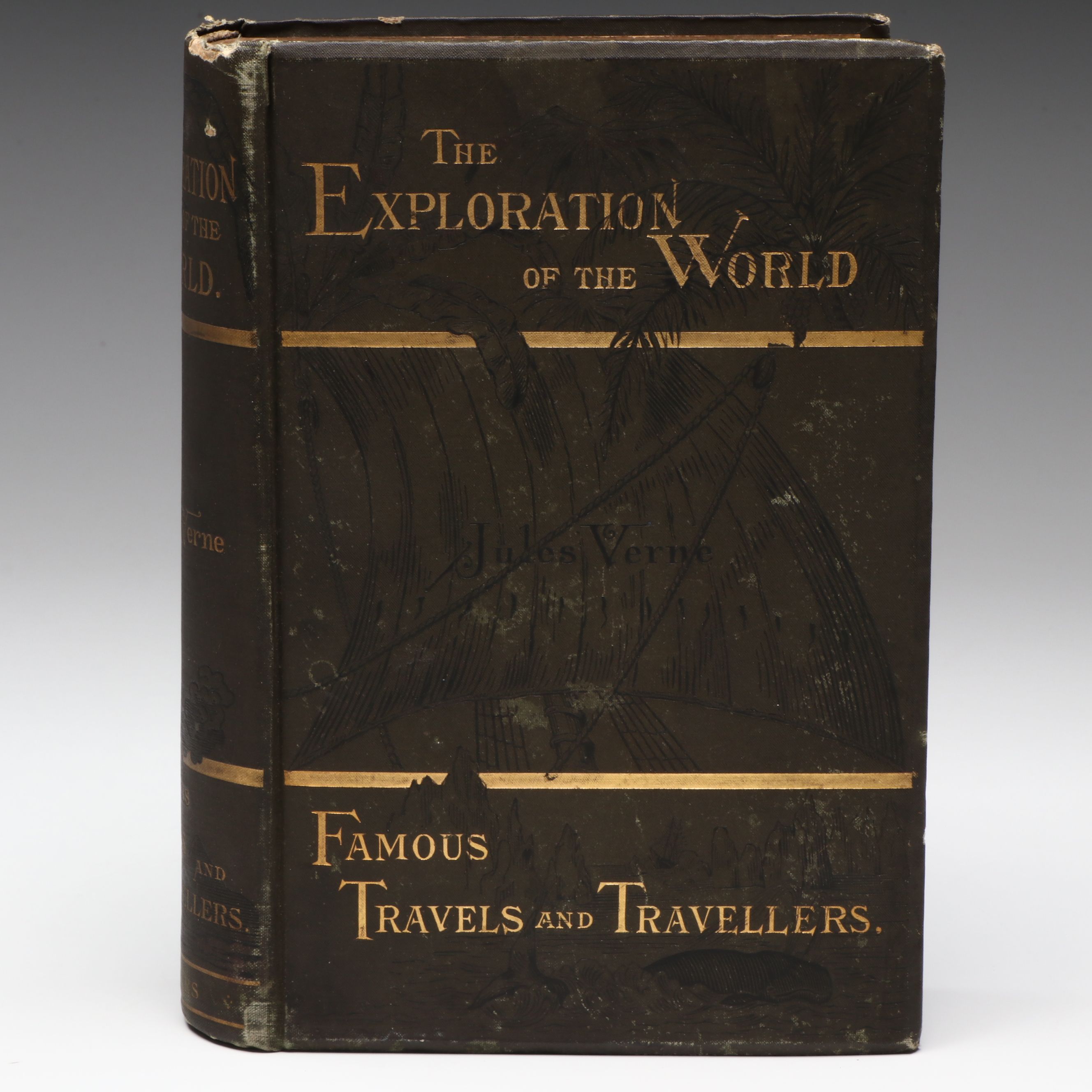 First American Edition "The Exploration of the World" by Jules Verne, 1879