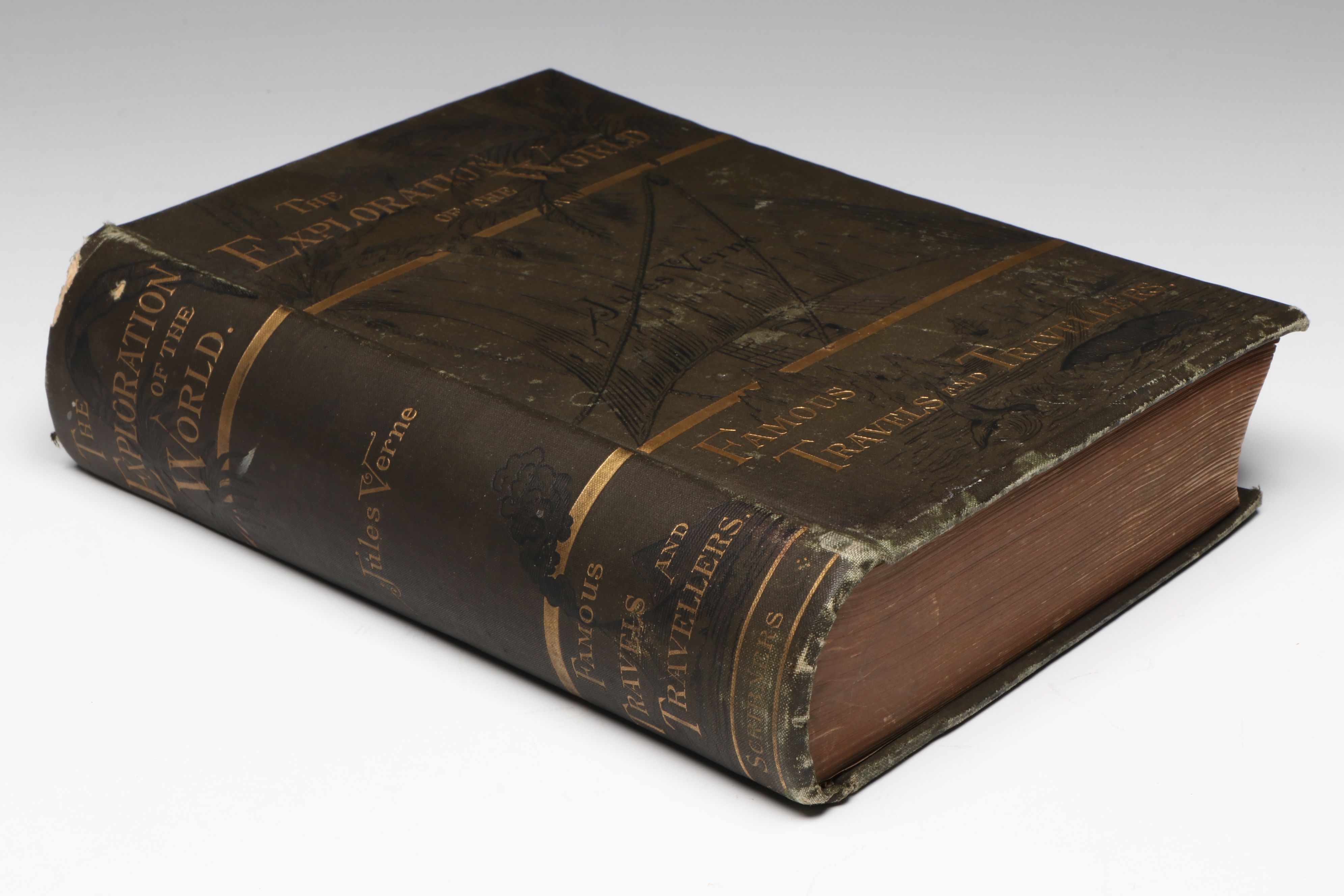First American Edition "The Exploration of the World" by Jules Verne, 1879