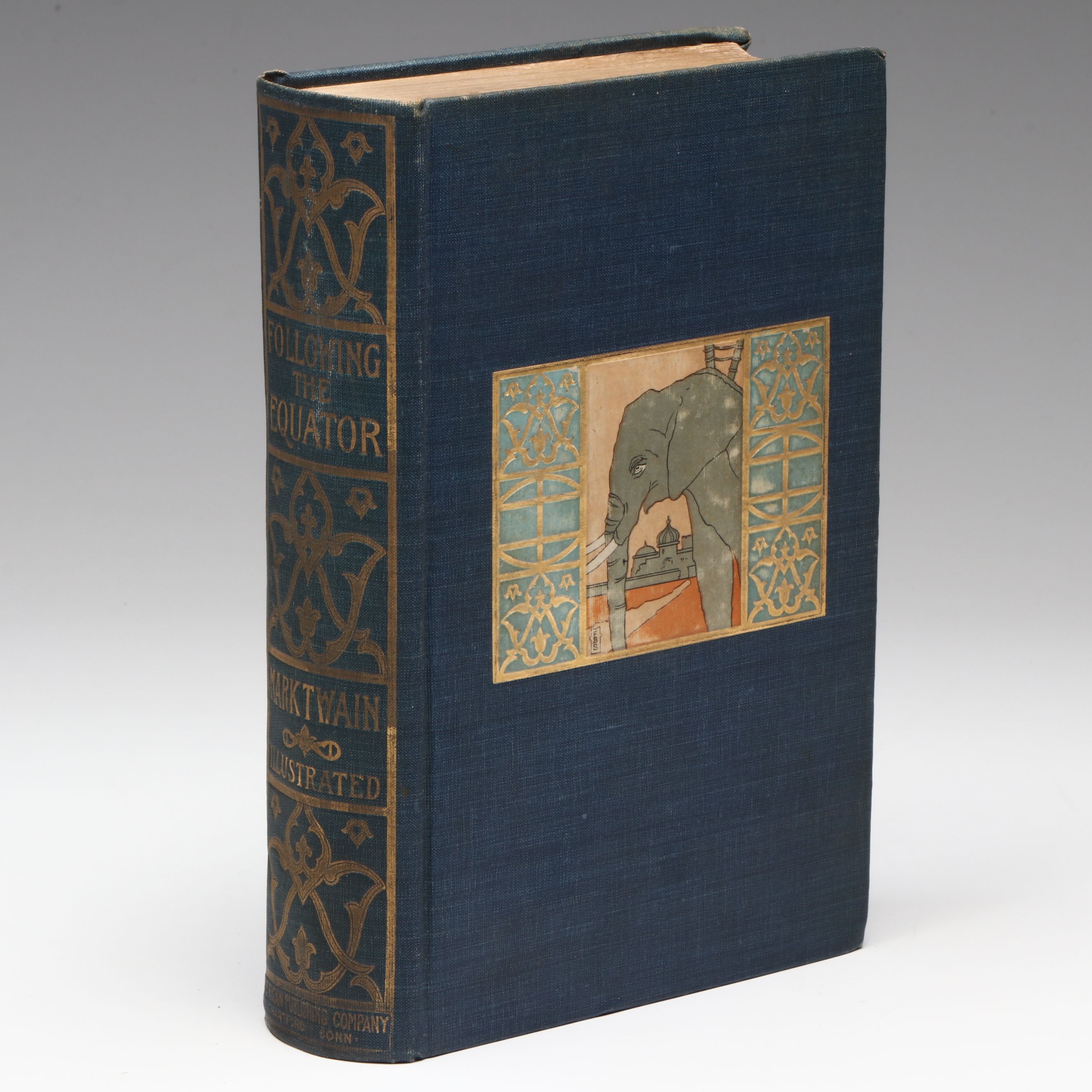 First Edition "Following the Equator: A Journey Around the World" by Mark Twain