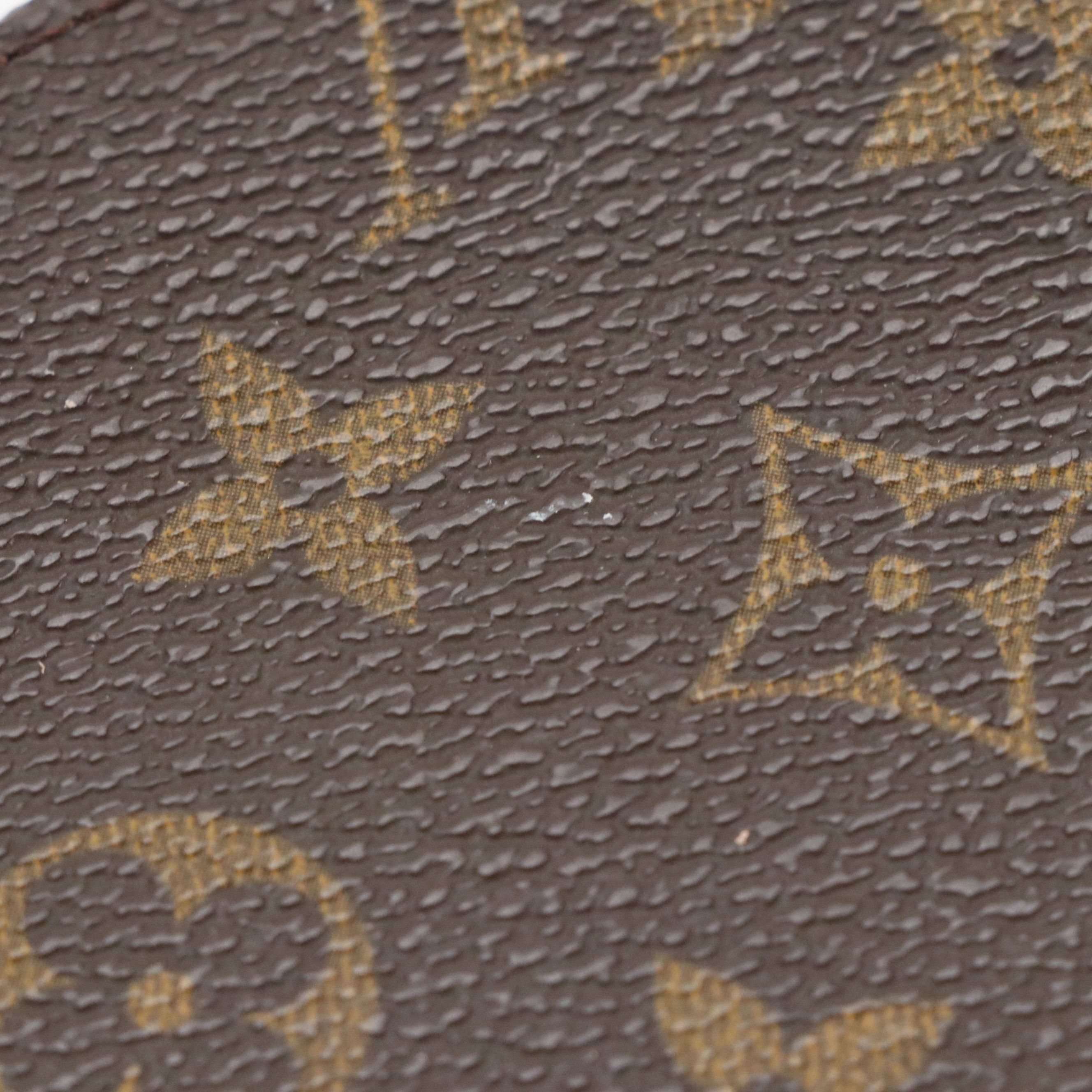 Louis Vuitton Bucket Bag Zip Pouch in Monogram Canvas