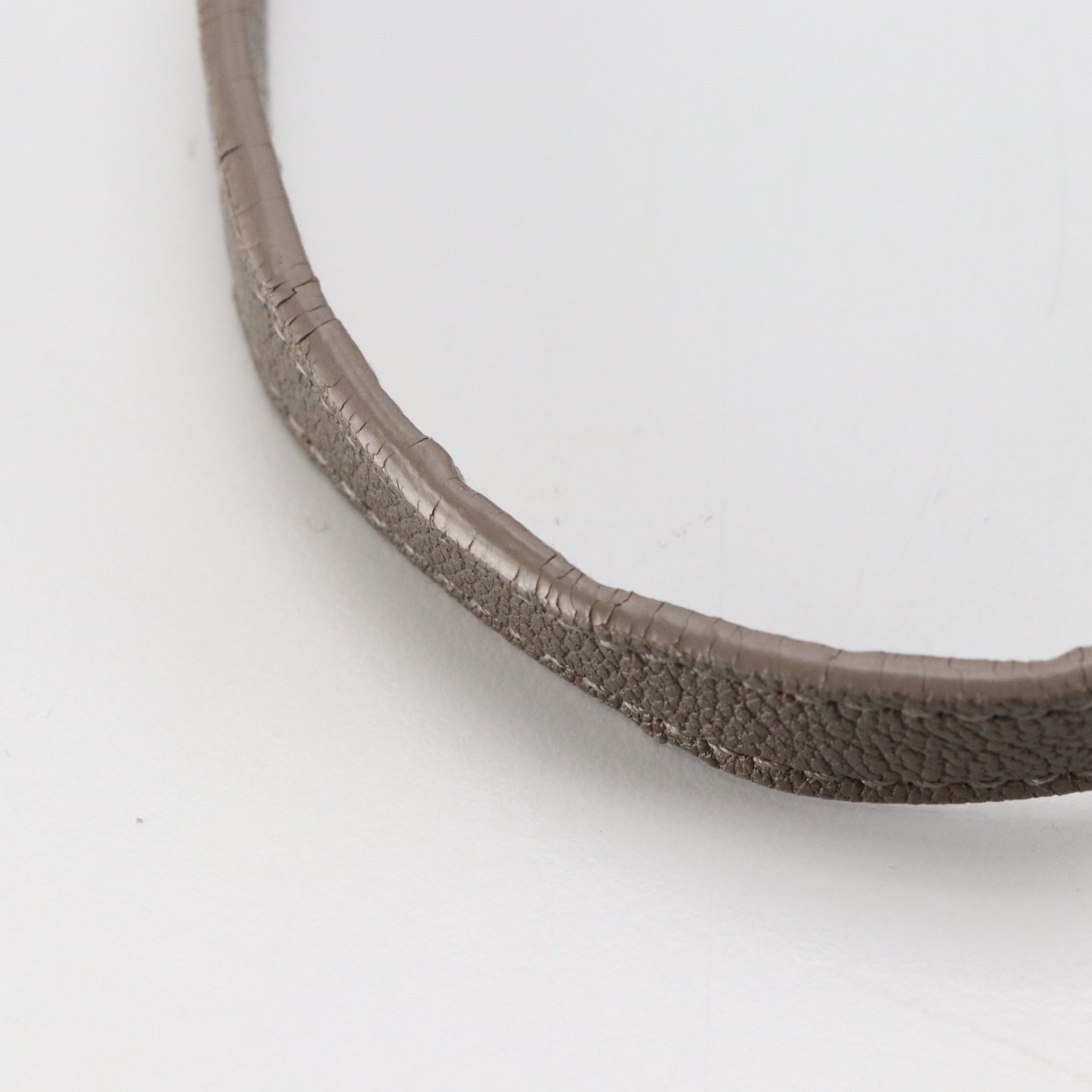 Saint Laurent YSL Lou Crossbody Camera Bag in Grey Goatskin Leather