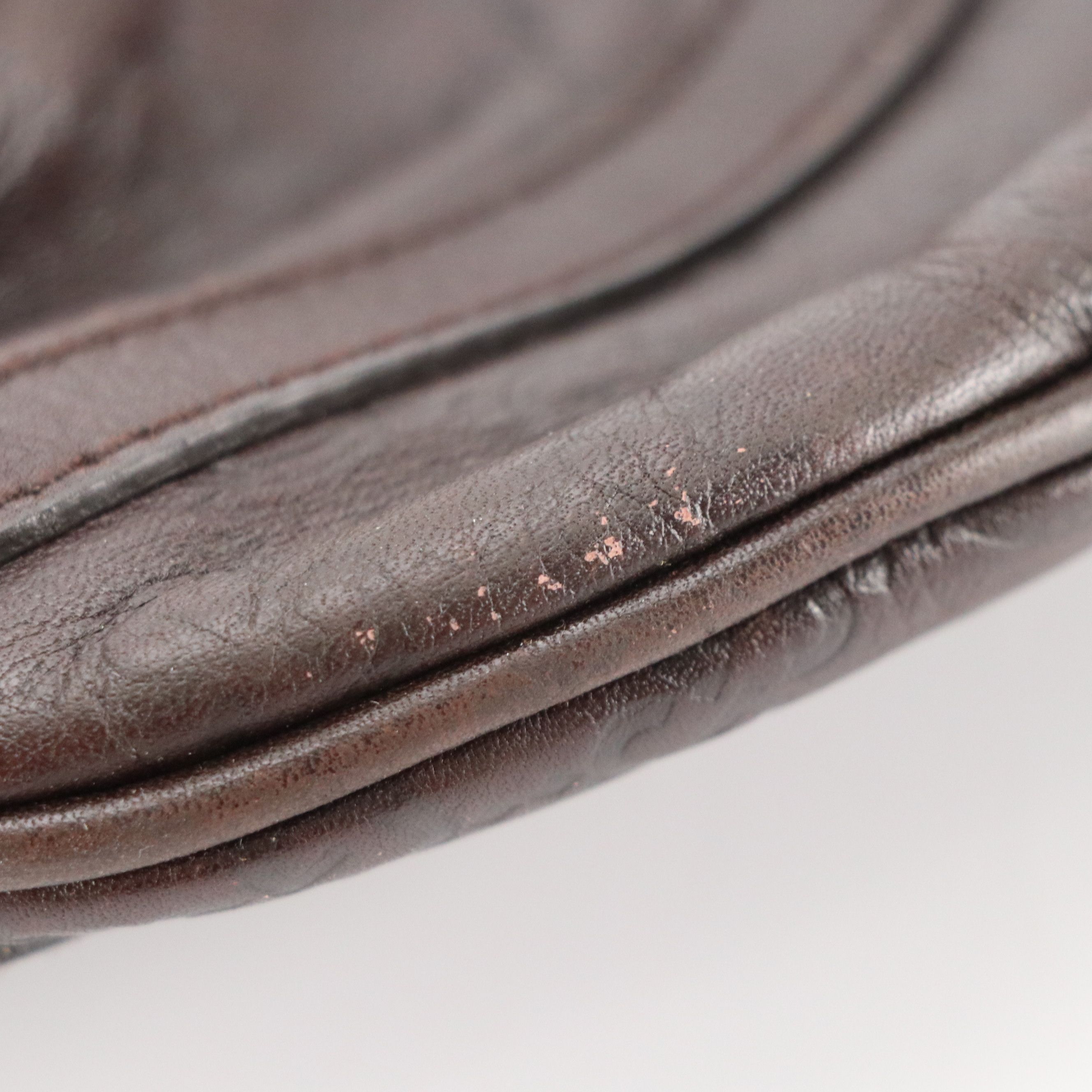 Gucci D Ring Crossbody Bag in Chocolate Brown Guccissima and Calfskin Leather