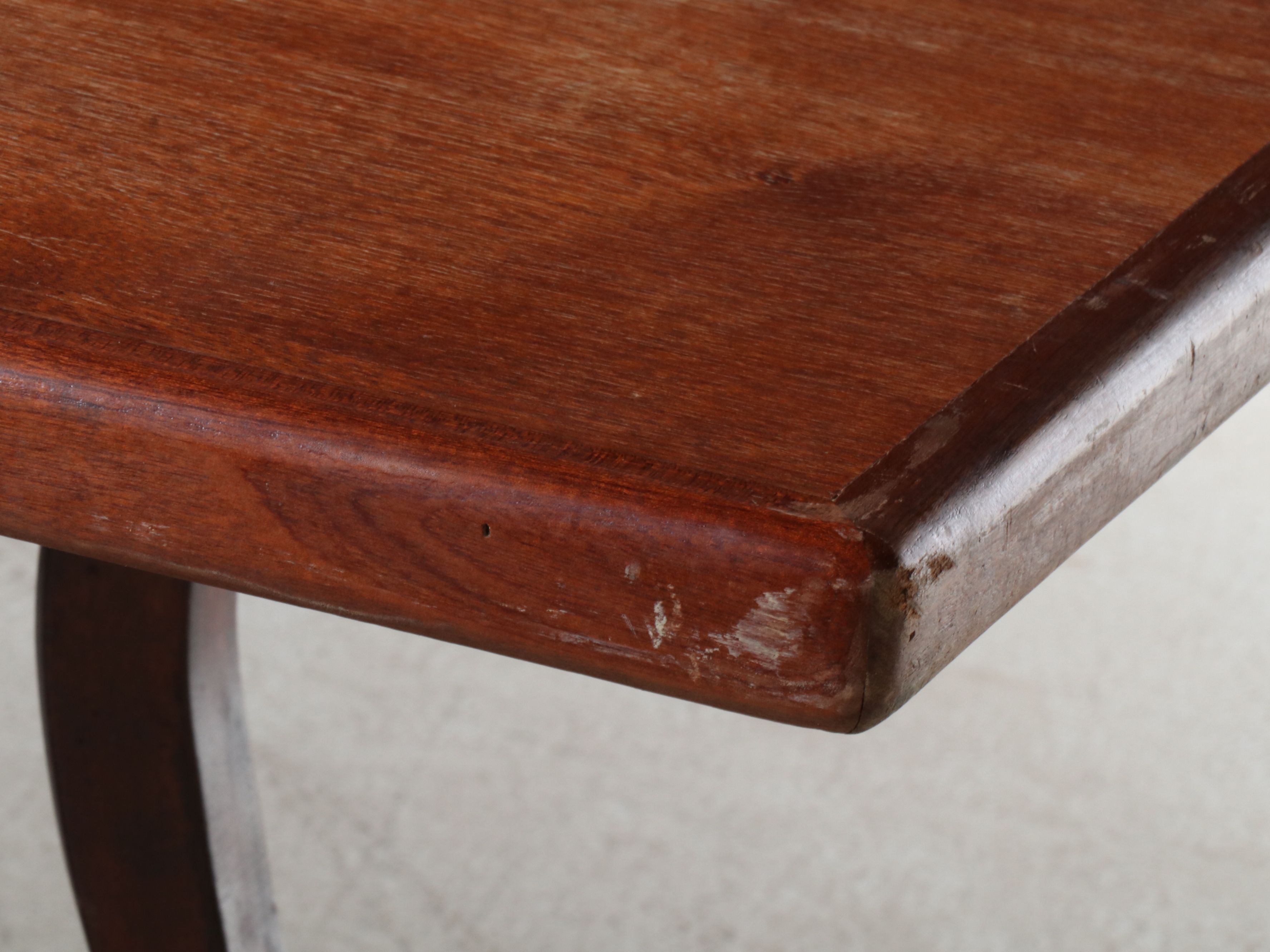 Baroque Style Mahogany Trestle Table