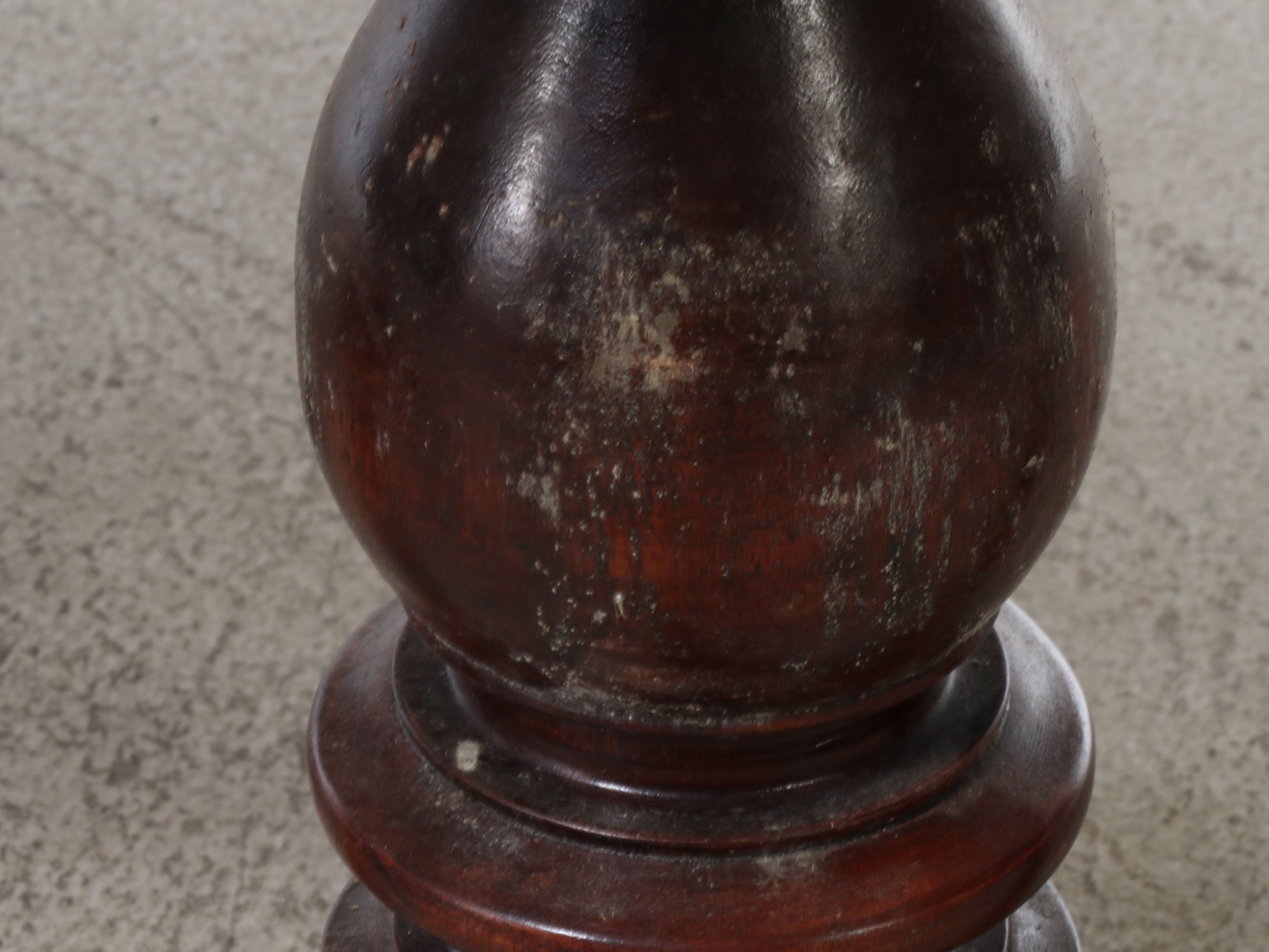 Baroque Style Mahogany Trestle Table