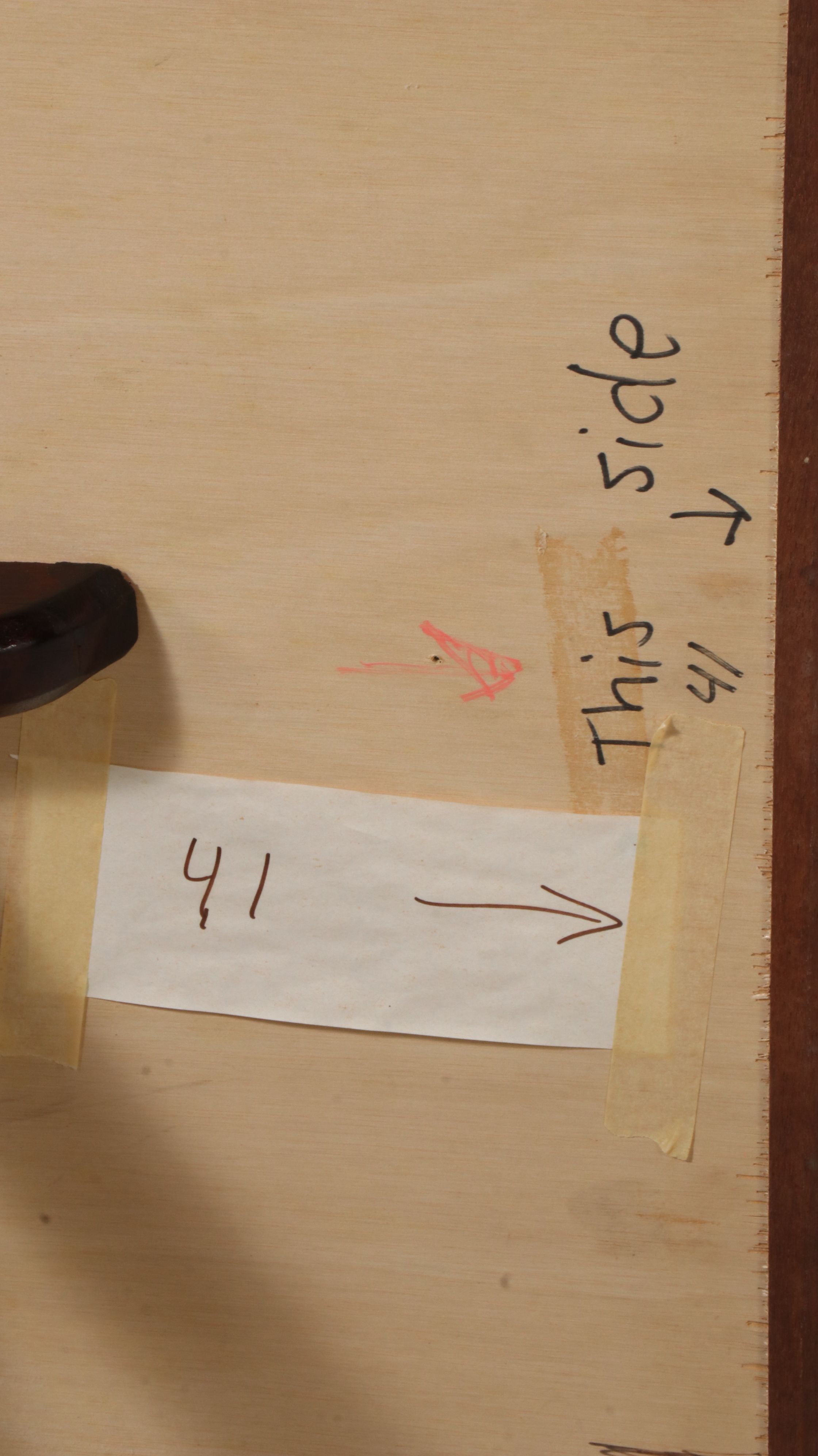 Baroque Style Mahogany Trestle Table