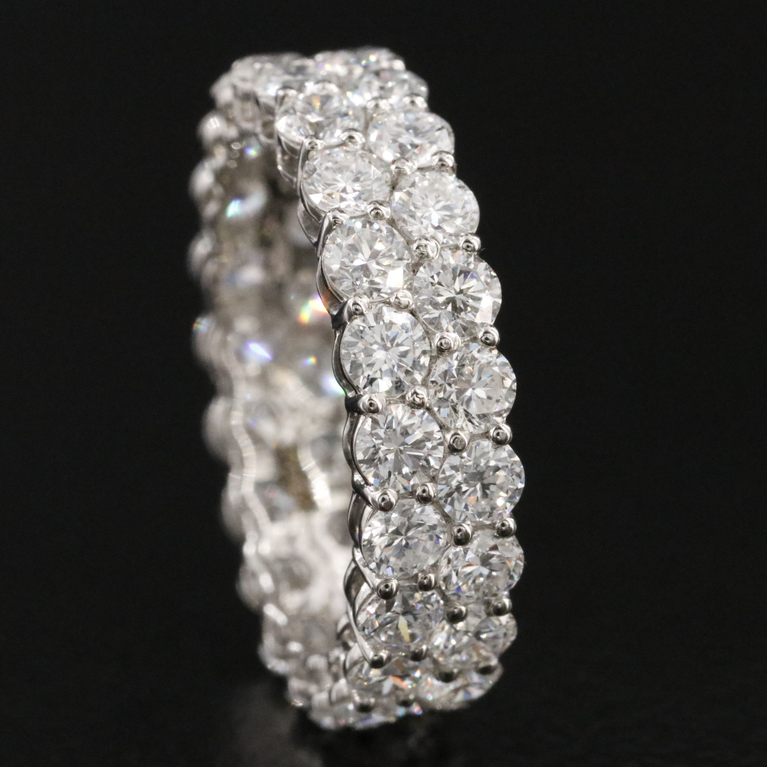 Platinum 4.30 CTW Lab Grown Diamond Eternity Band