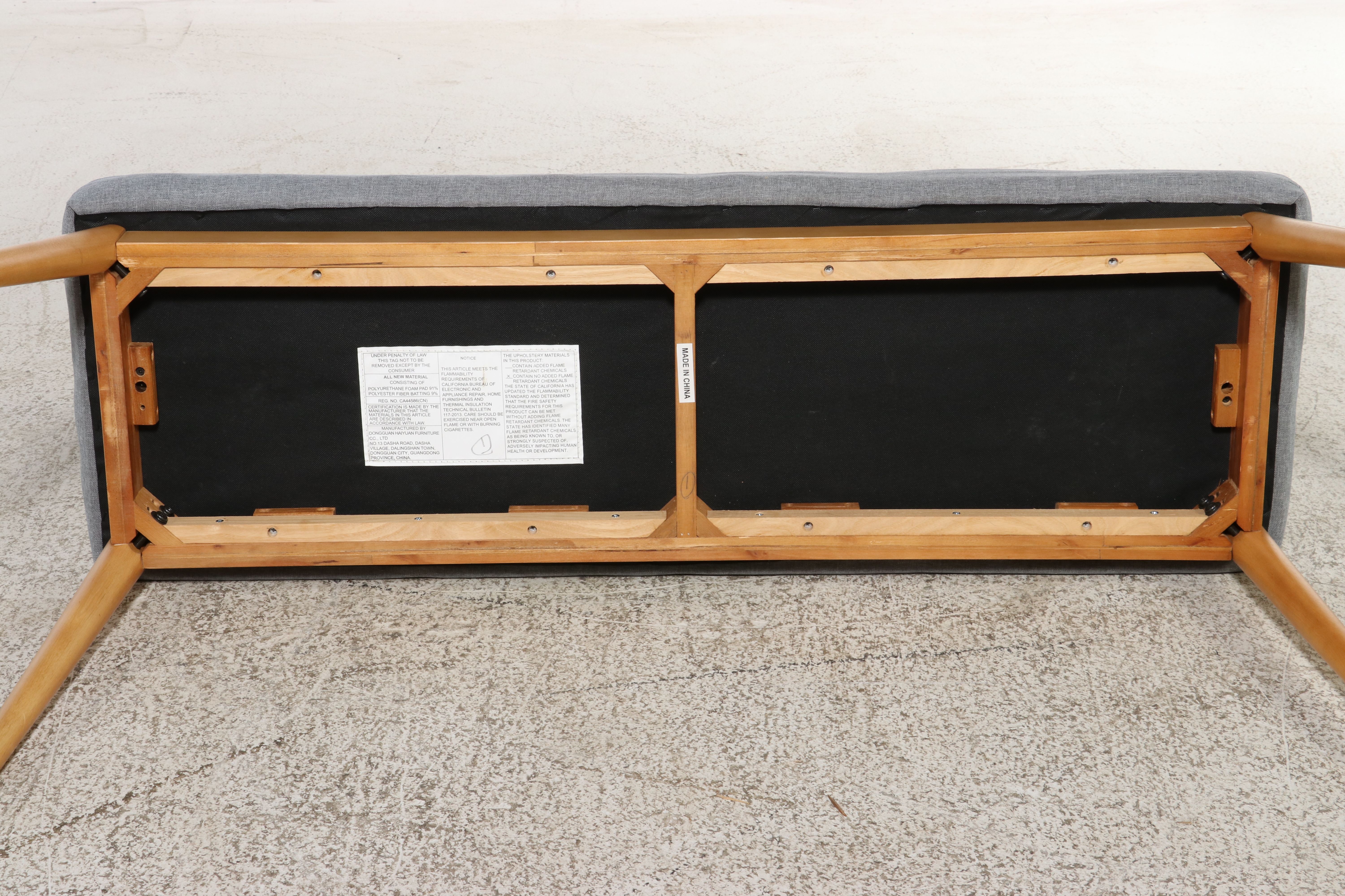 Pair of Mid Century Modern Style Upholstered Benches