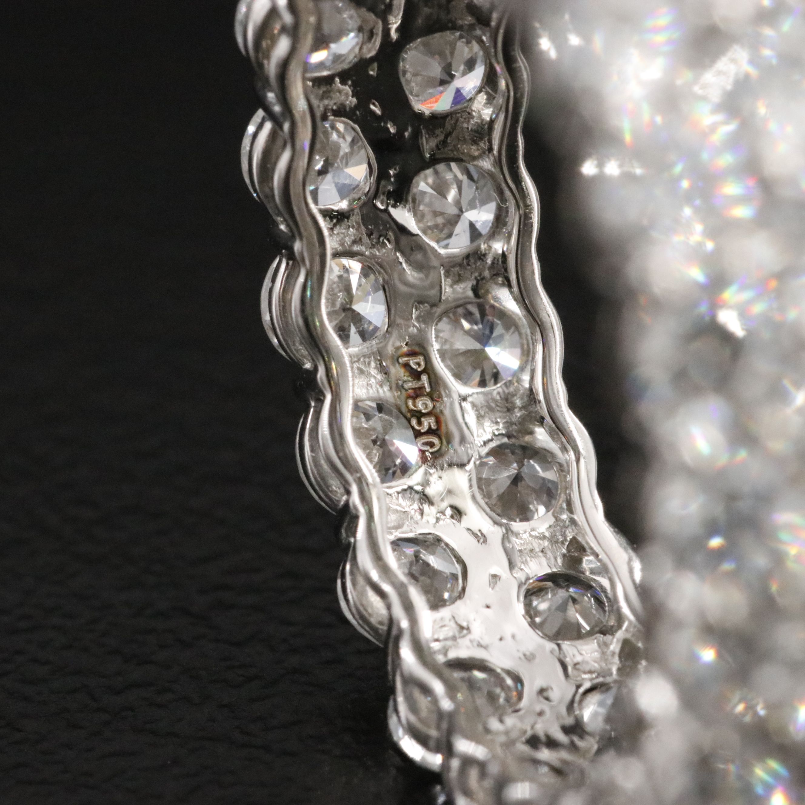 Platinum 4.30 CTW Lab Grown Diamond Eternity Band