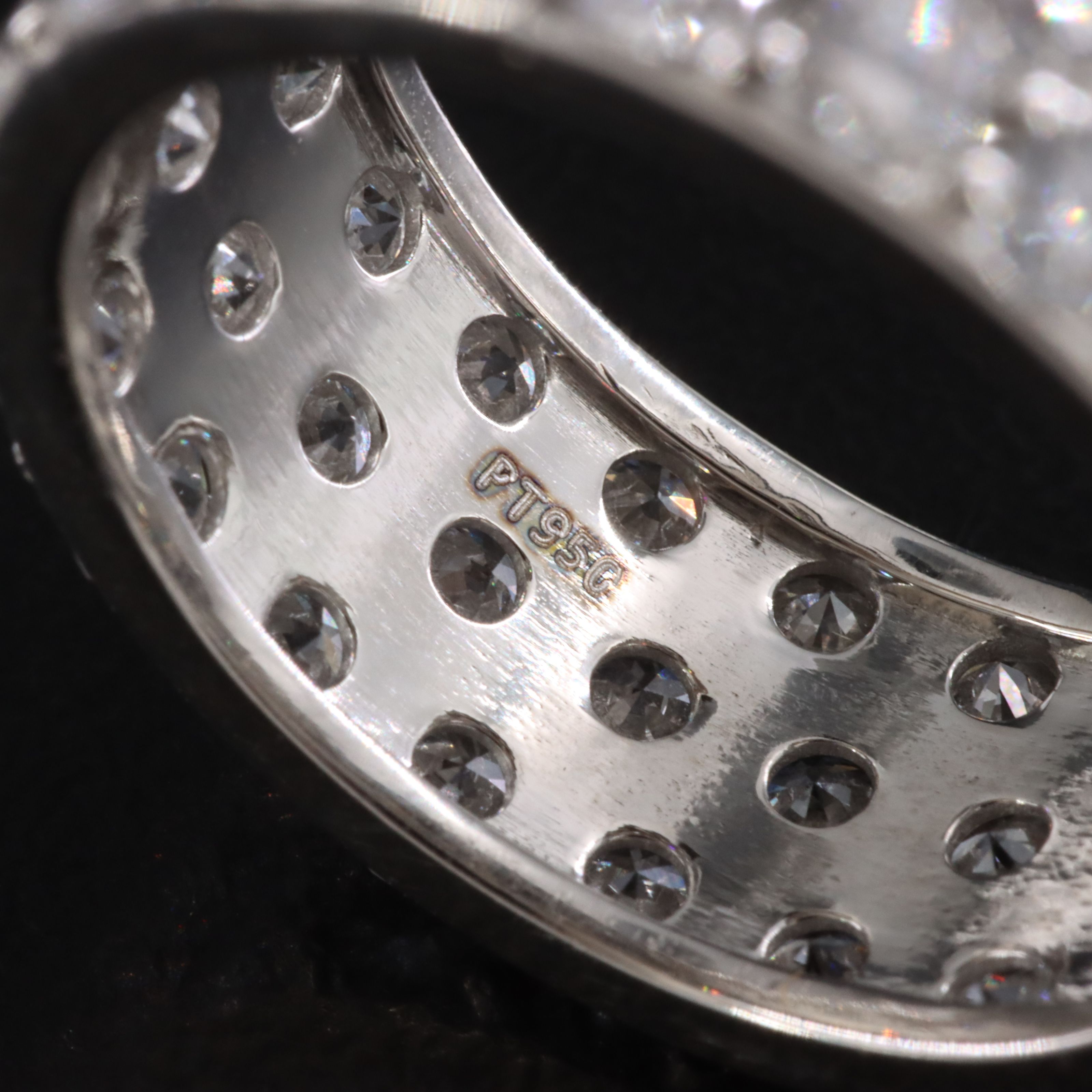 Platinum 5.47 CTW Lab Grown Diamond Eternity Band