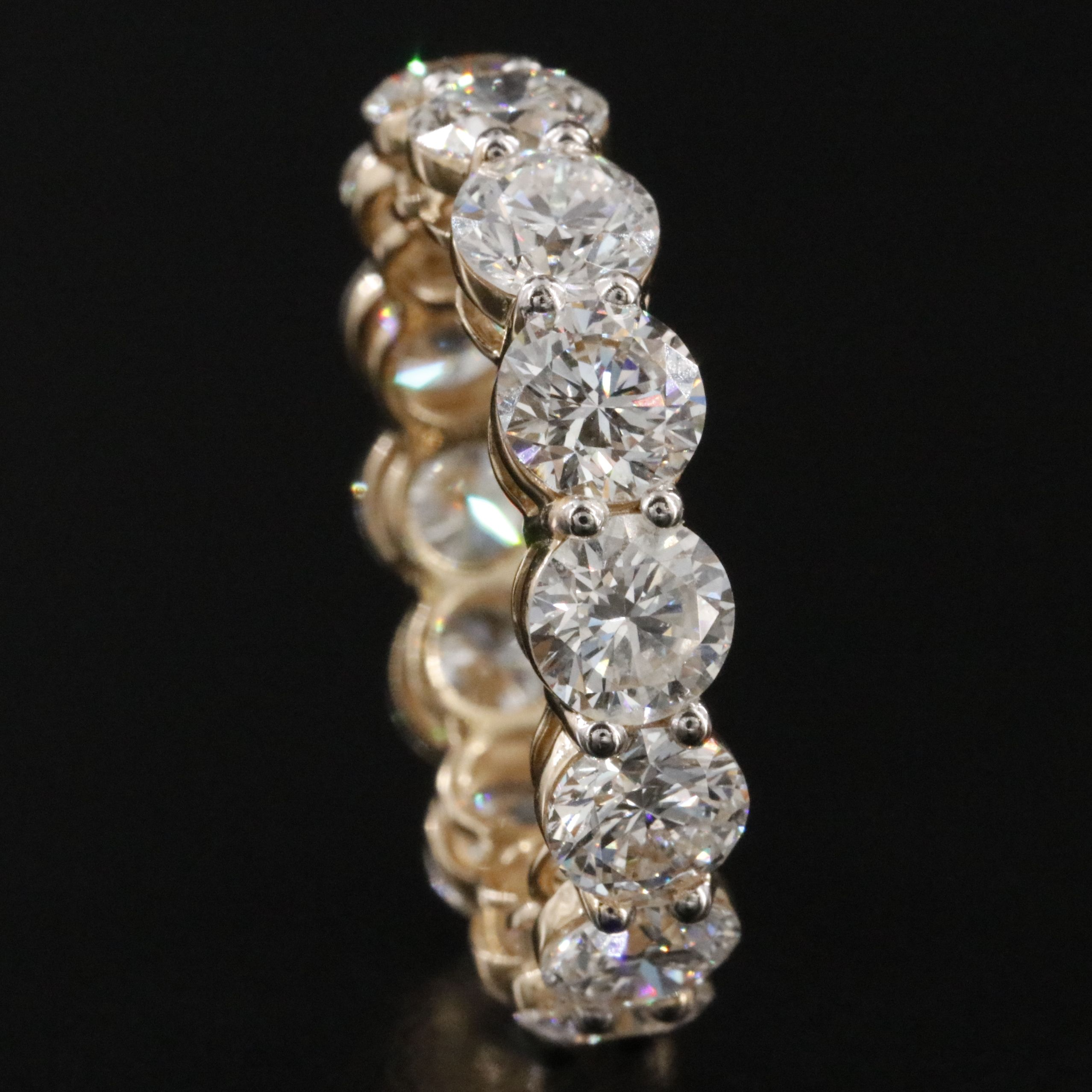 14K 7.08 CTW Lab Grown Diamond Eternity Band