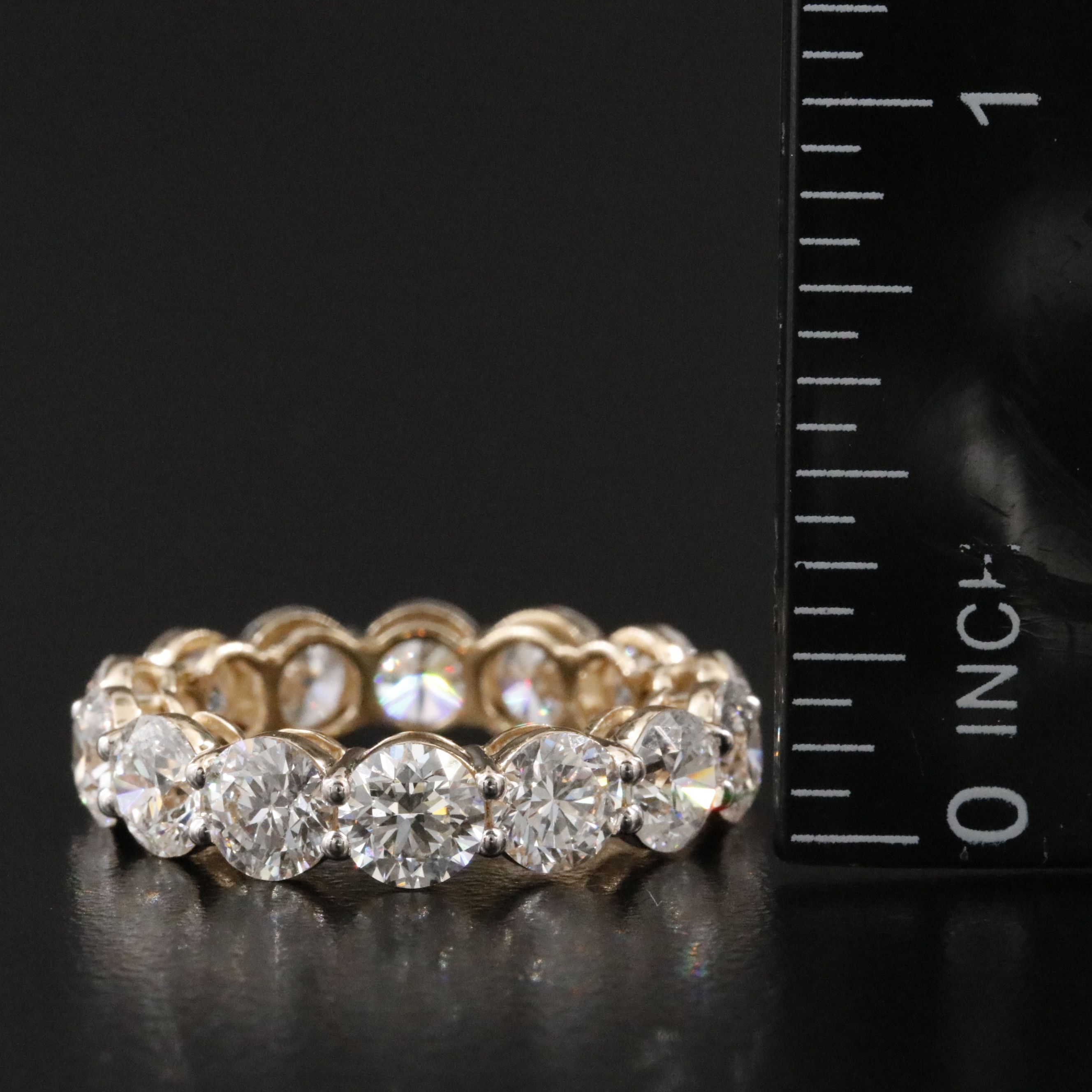 14K 7.08 CTW Lab Grown Diamond Eternity Band
