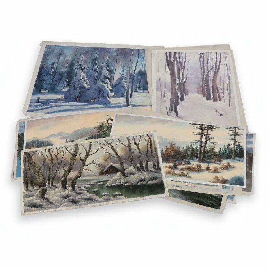 Uncommon Discoveries: Winter Wonderlands on Canvas