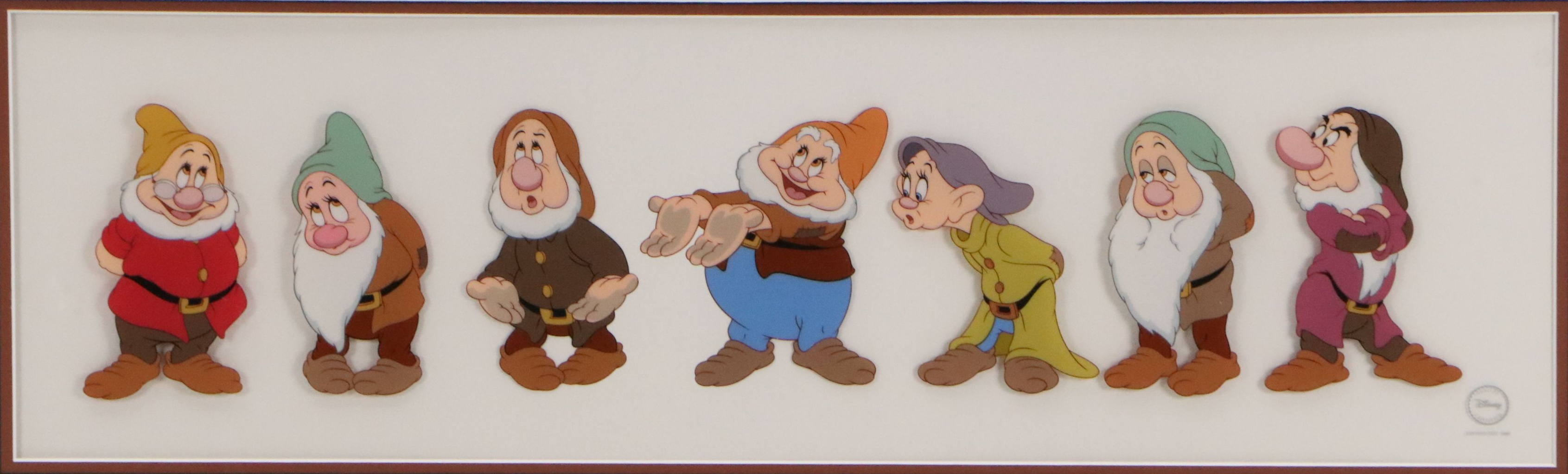 Snow White and the Seven Dwarfs Sericel "Time To Wash Up"