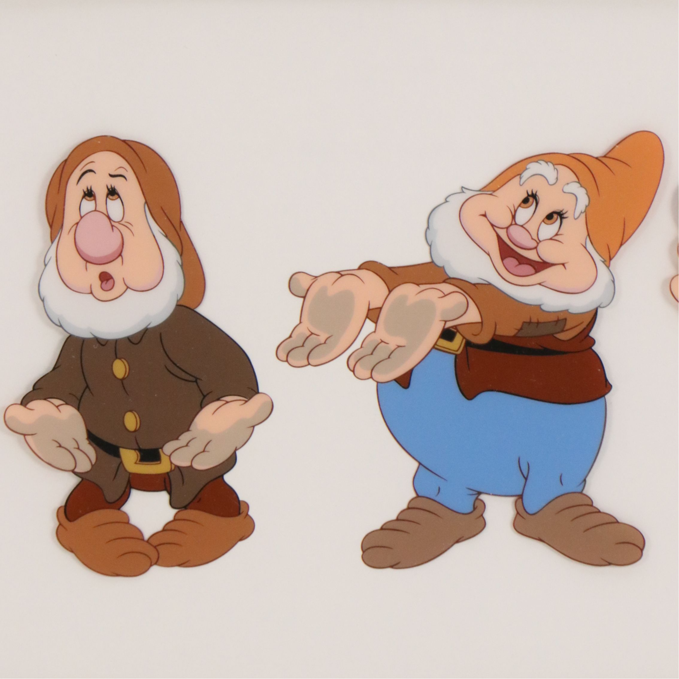 Snow White and the Seven Dwarfs Sericel "Time To Wash Up"