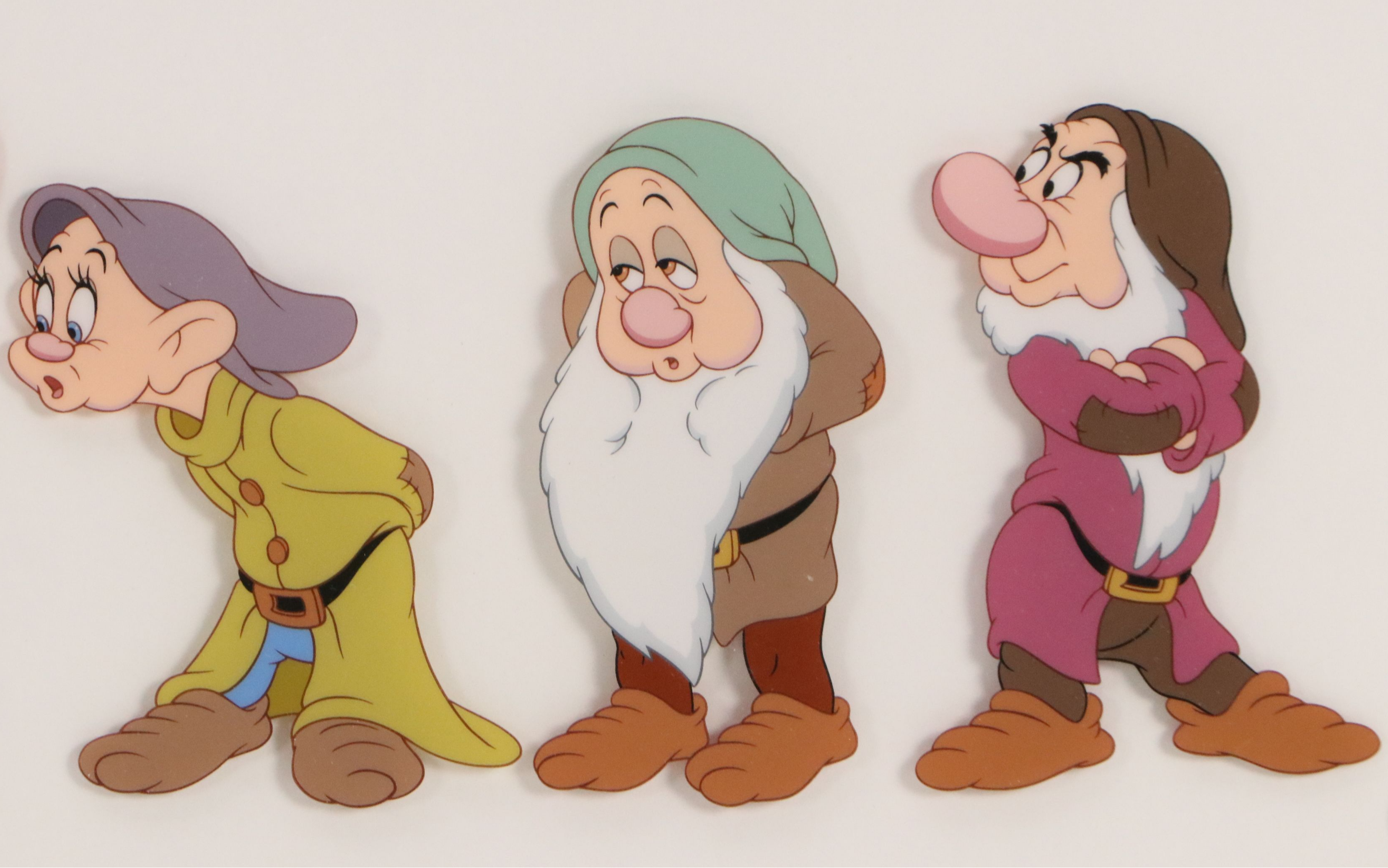 Snow White and the Seven Dwarfs Sericel "Time To Wash Up"