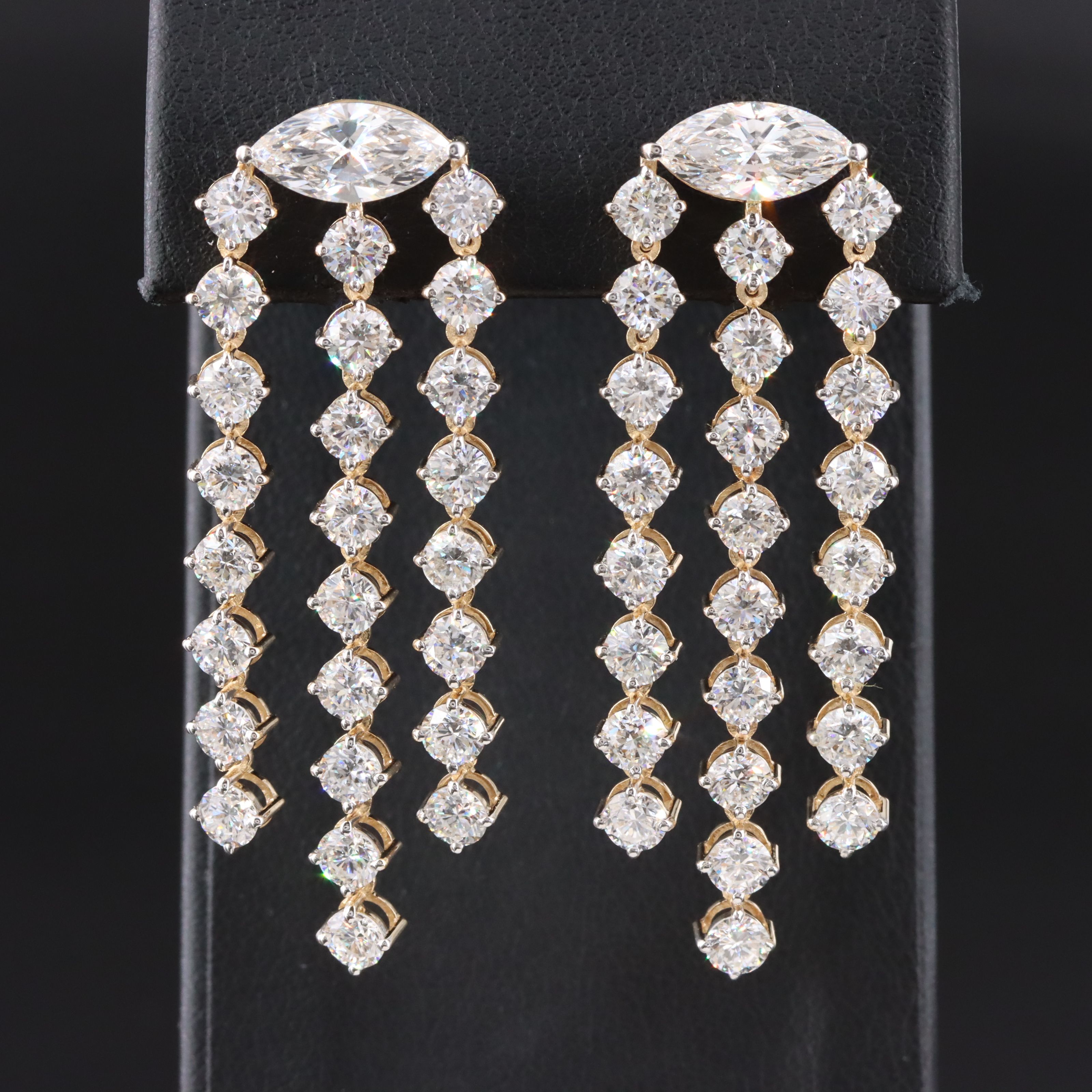 14K 10.42 CTW Lab Grown Diamond Earrings