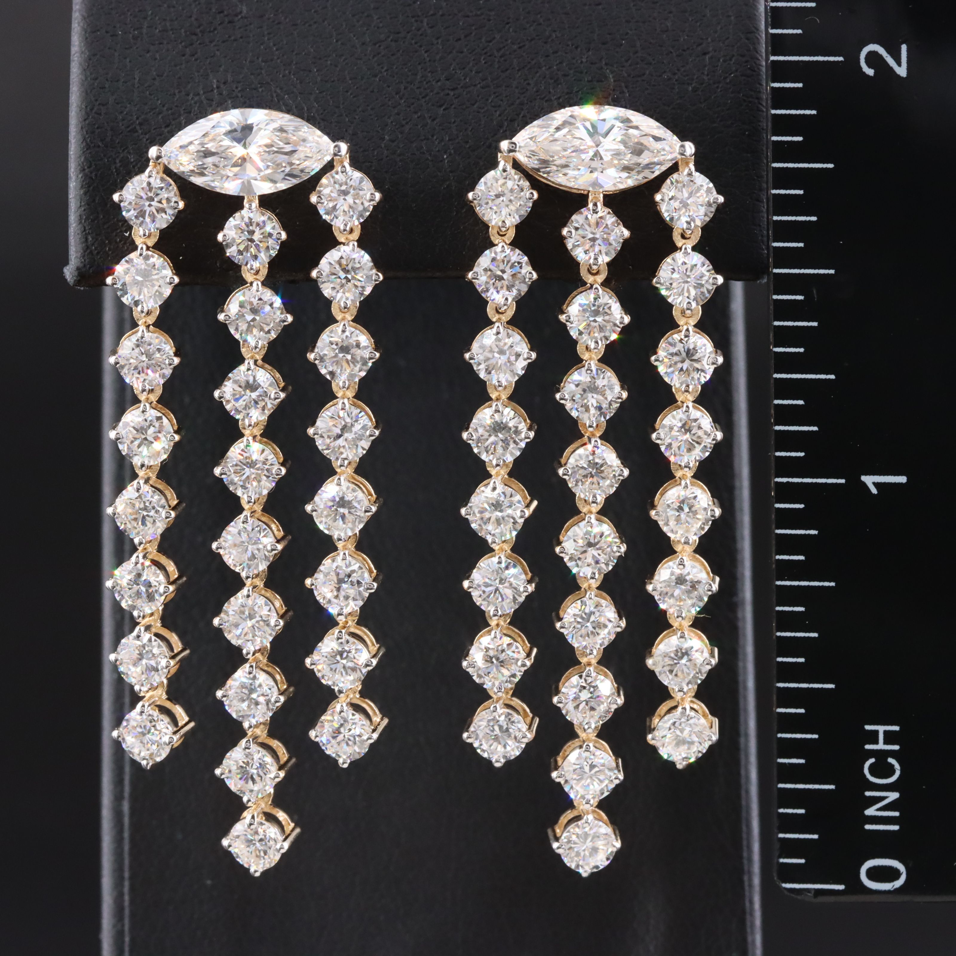 14K 10.42 CTW Lab Grown Diamond Earrings