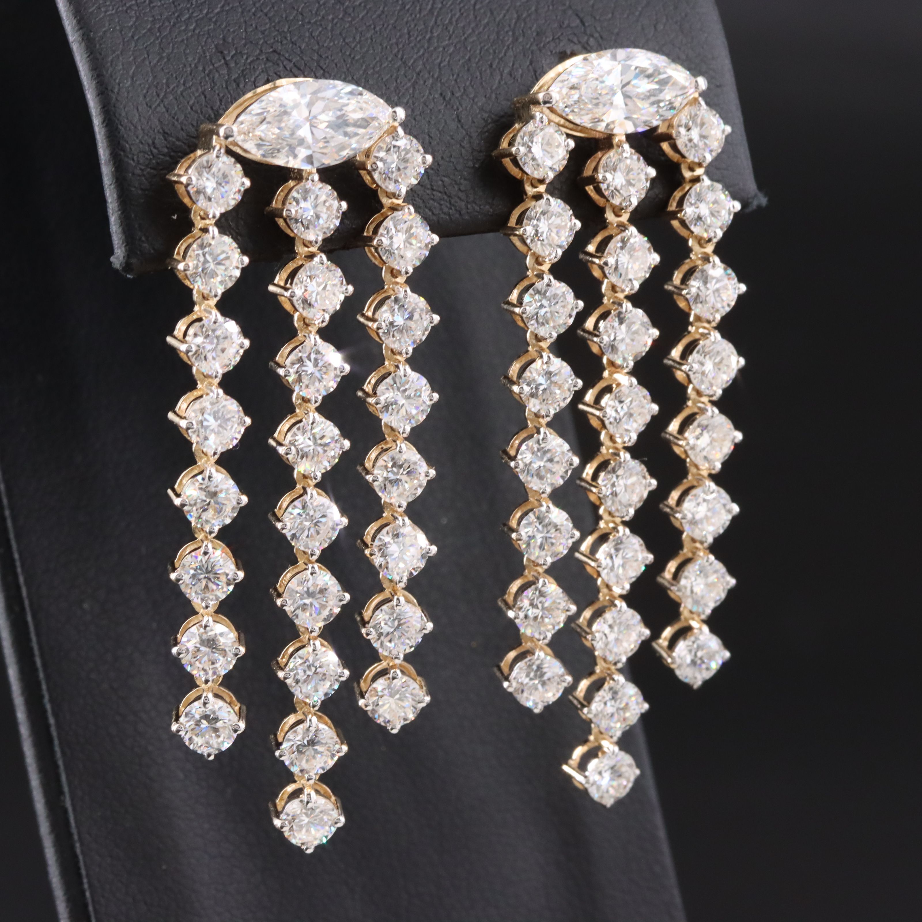 14K 10.42 CTW Lab Grown Diamond Earrings