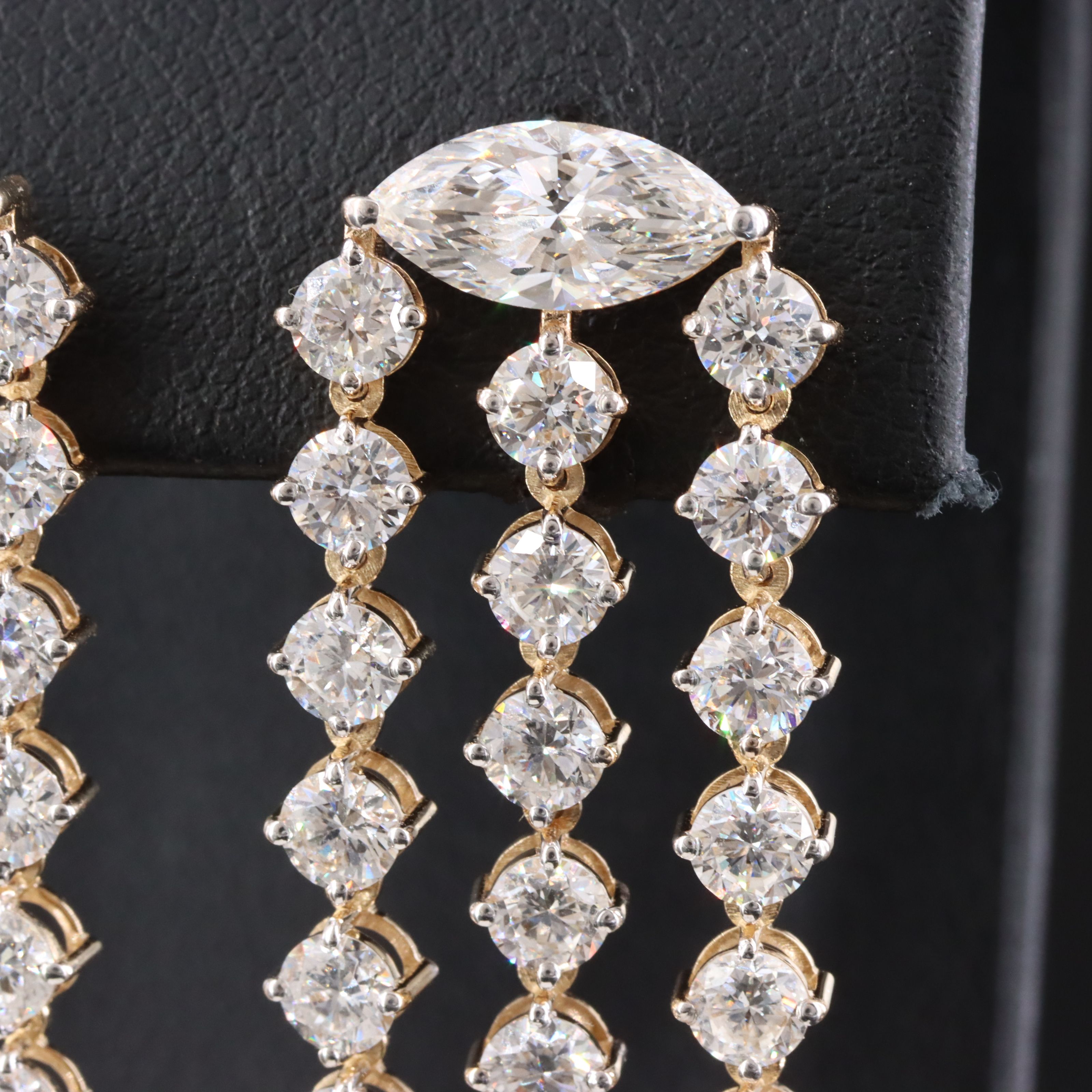 14K 10.42 CTW Lab Grown Diamond Earrings