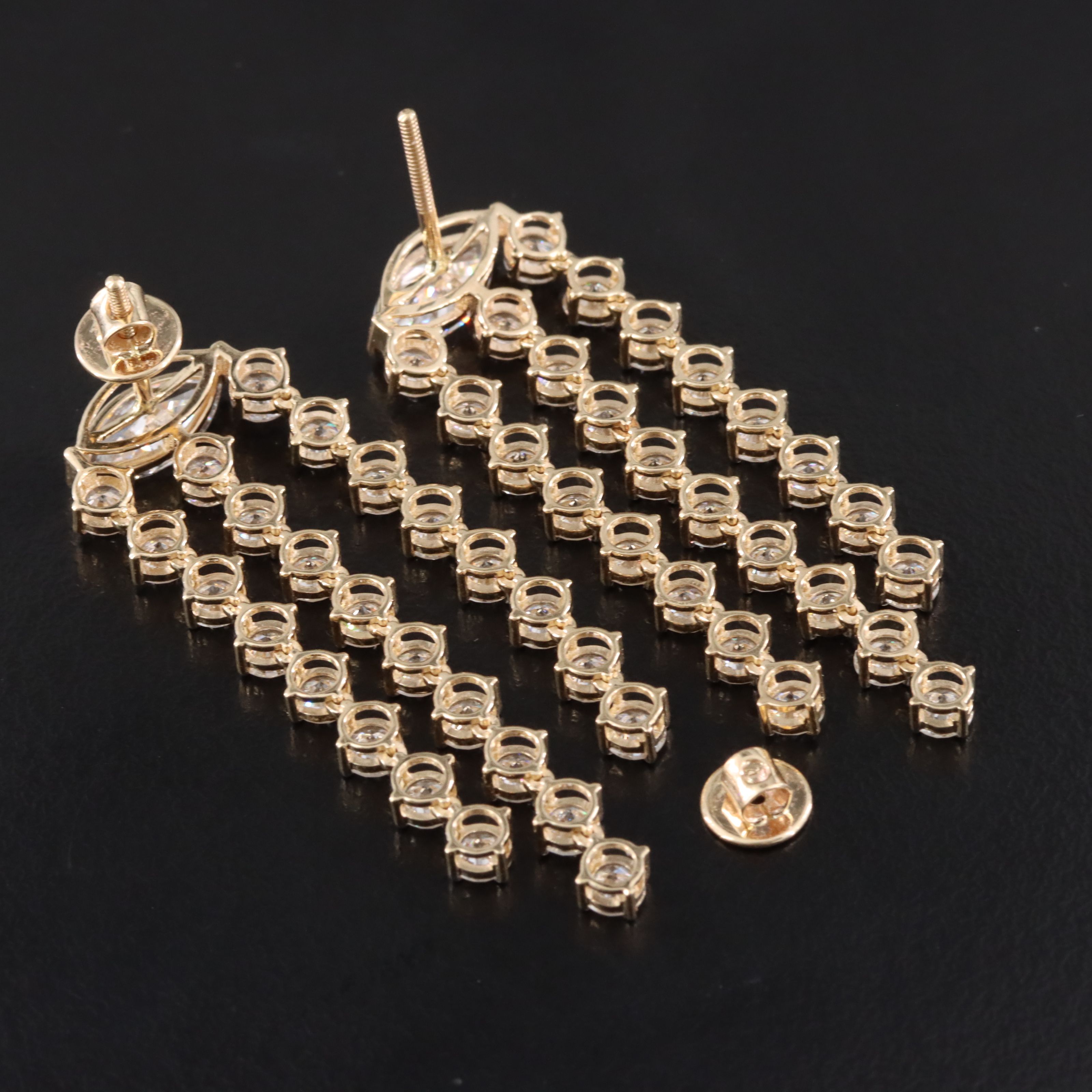 14K 10.42 CTW Lab Grown Diamond Earrings