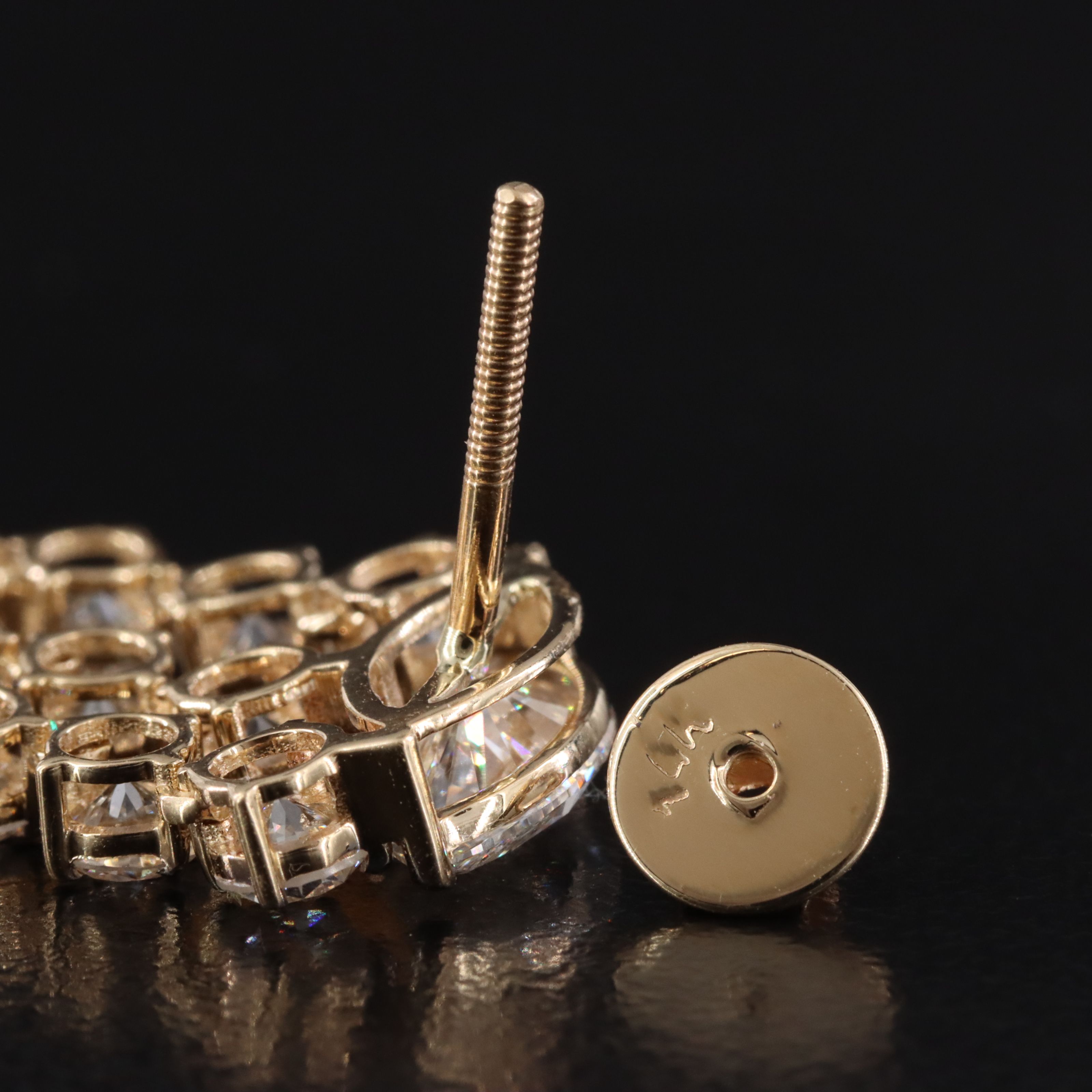 14K 10.42 CTW Lab Grown Diamond Earrings