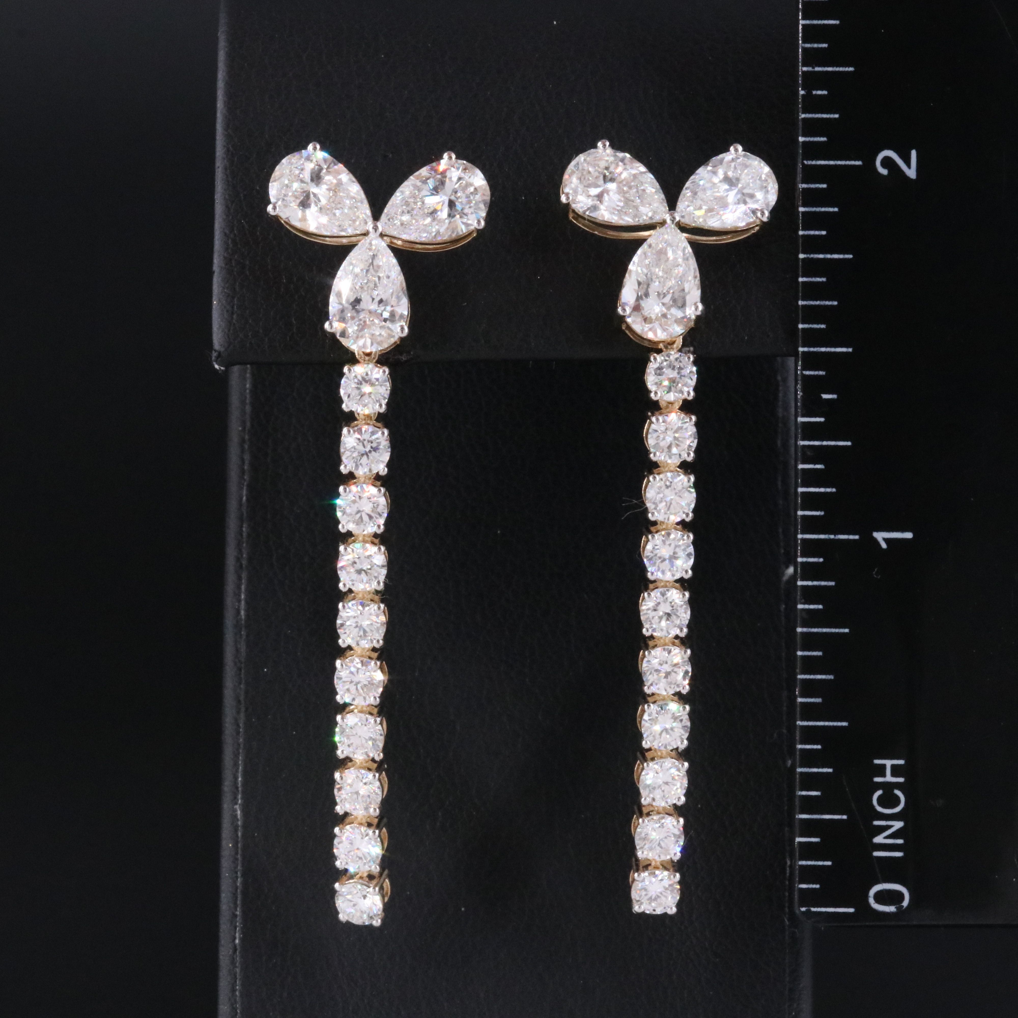 14K 8.50 CT Lab Grown Diamond Earrings